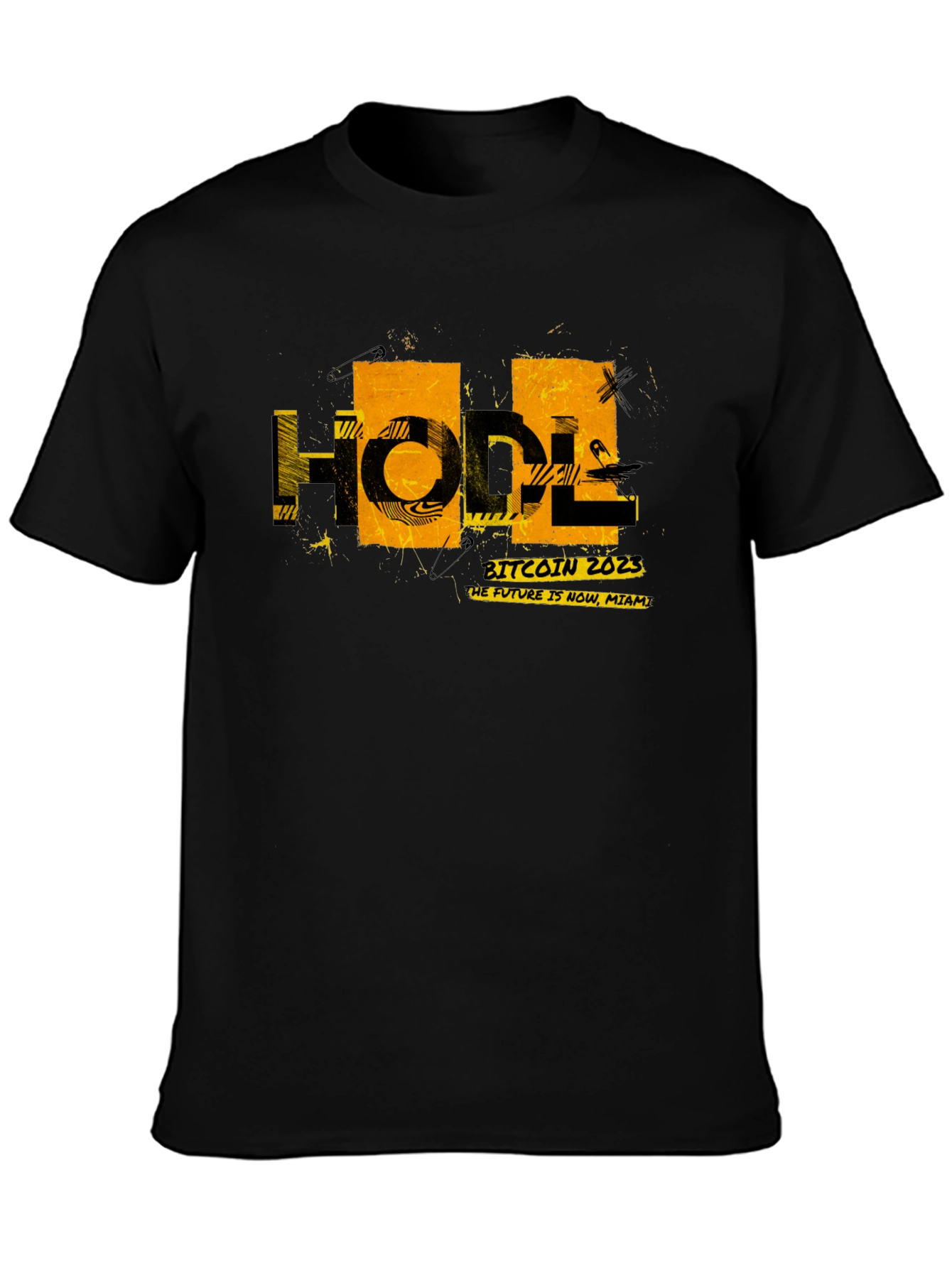 Bitcoin 2023 HODL Graphic Black T-Shirt