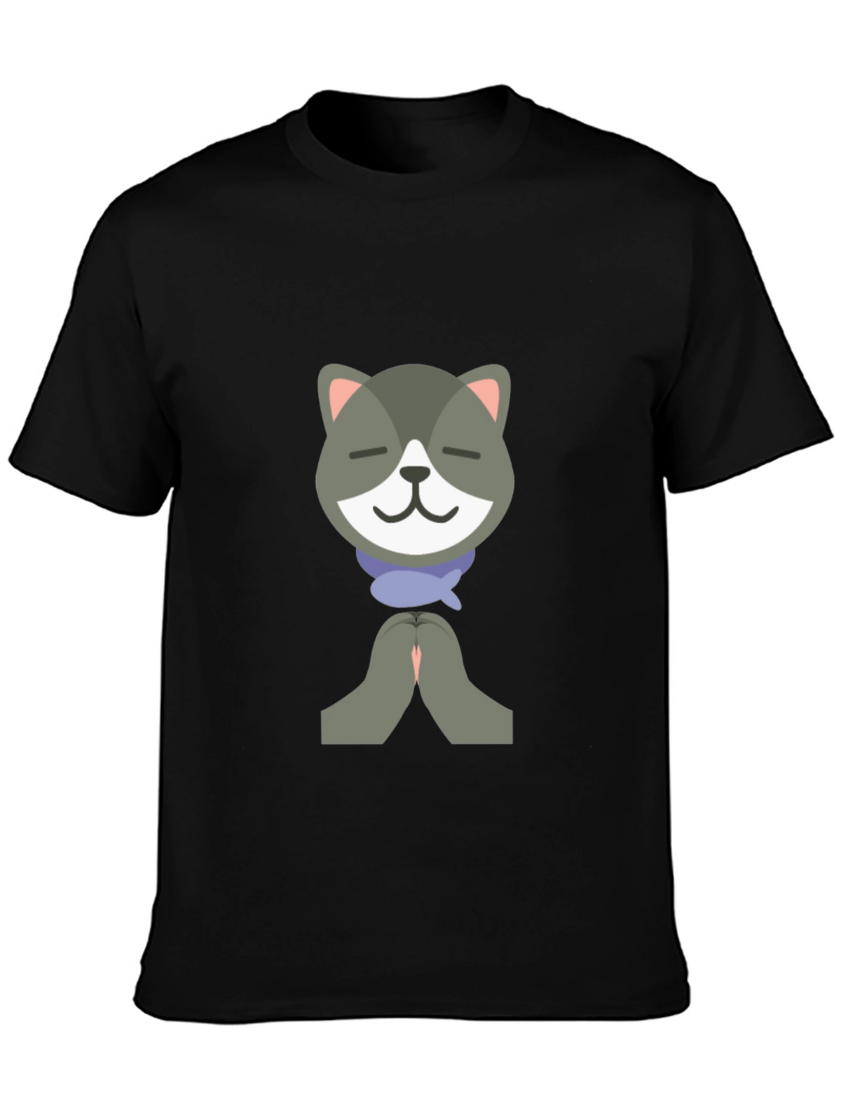 Namaste Cat Graphic T-Shirt