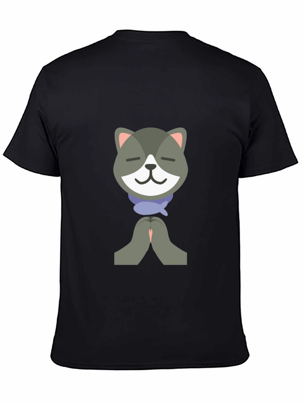 Namaste Cat Graphic T-Shirt