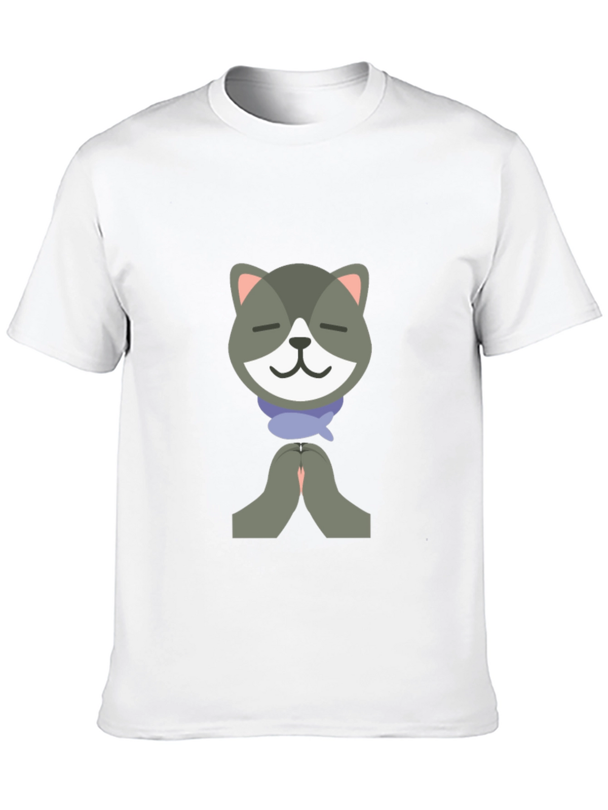 Namaste Cat Graphic T-Shirt