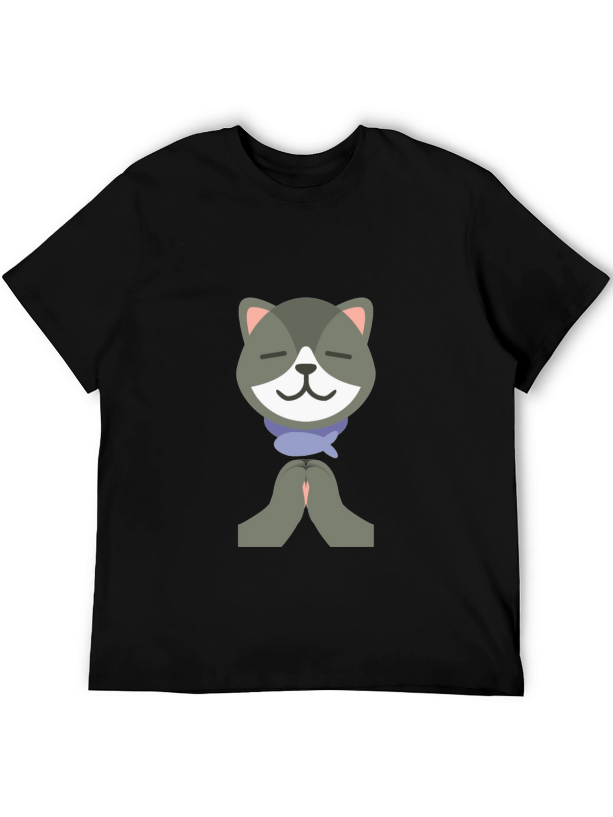 Namaste Cat Graphic T-Shirt
