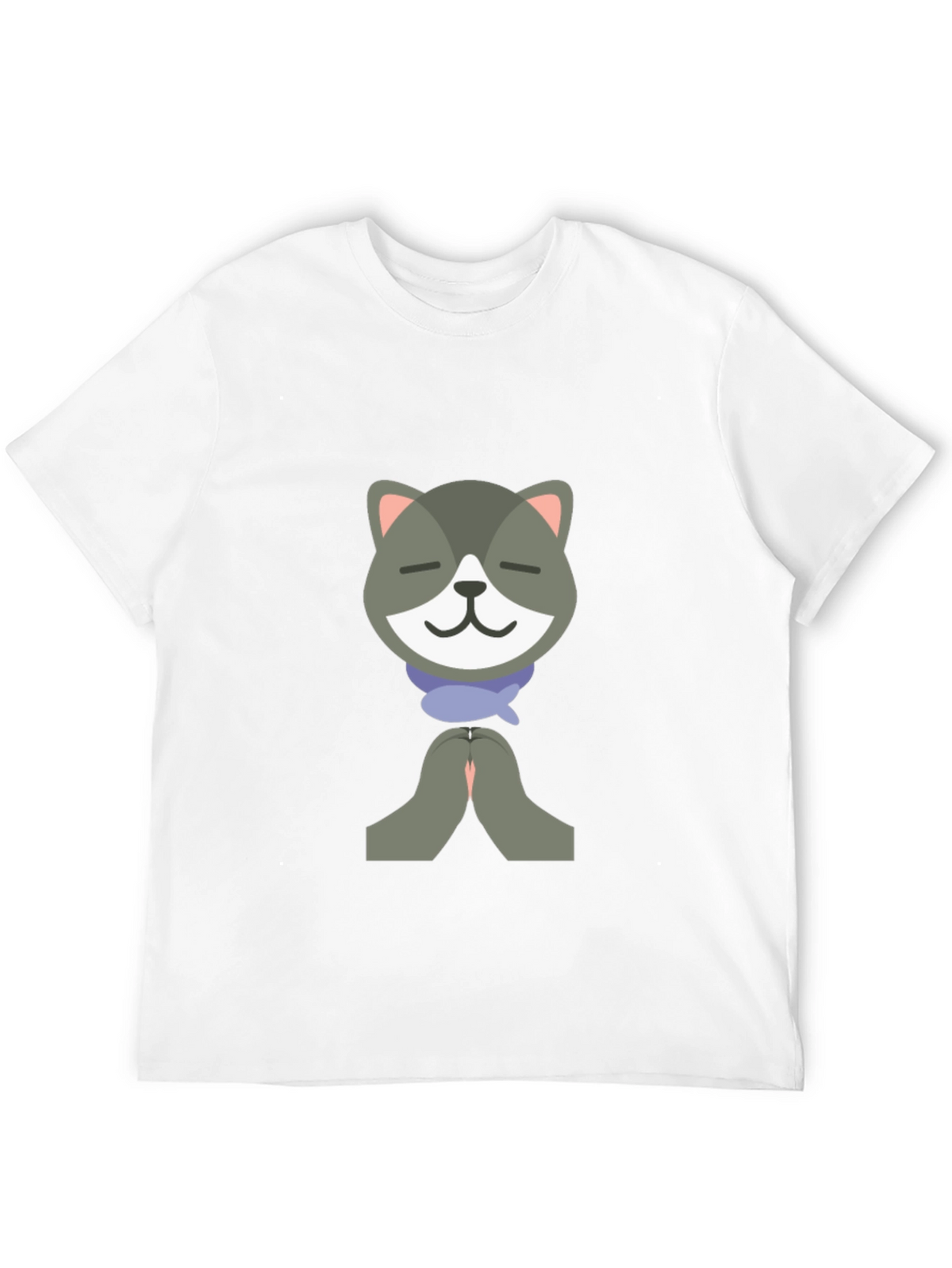 Namaste Cat Graphic T-Shirt
