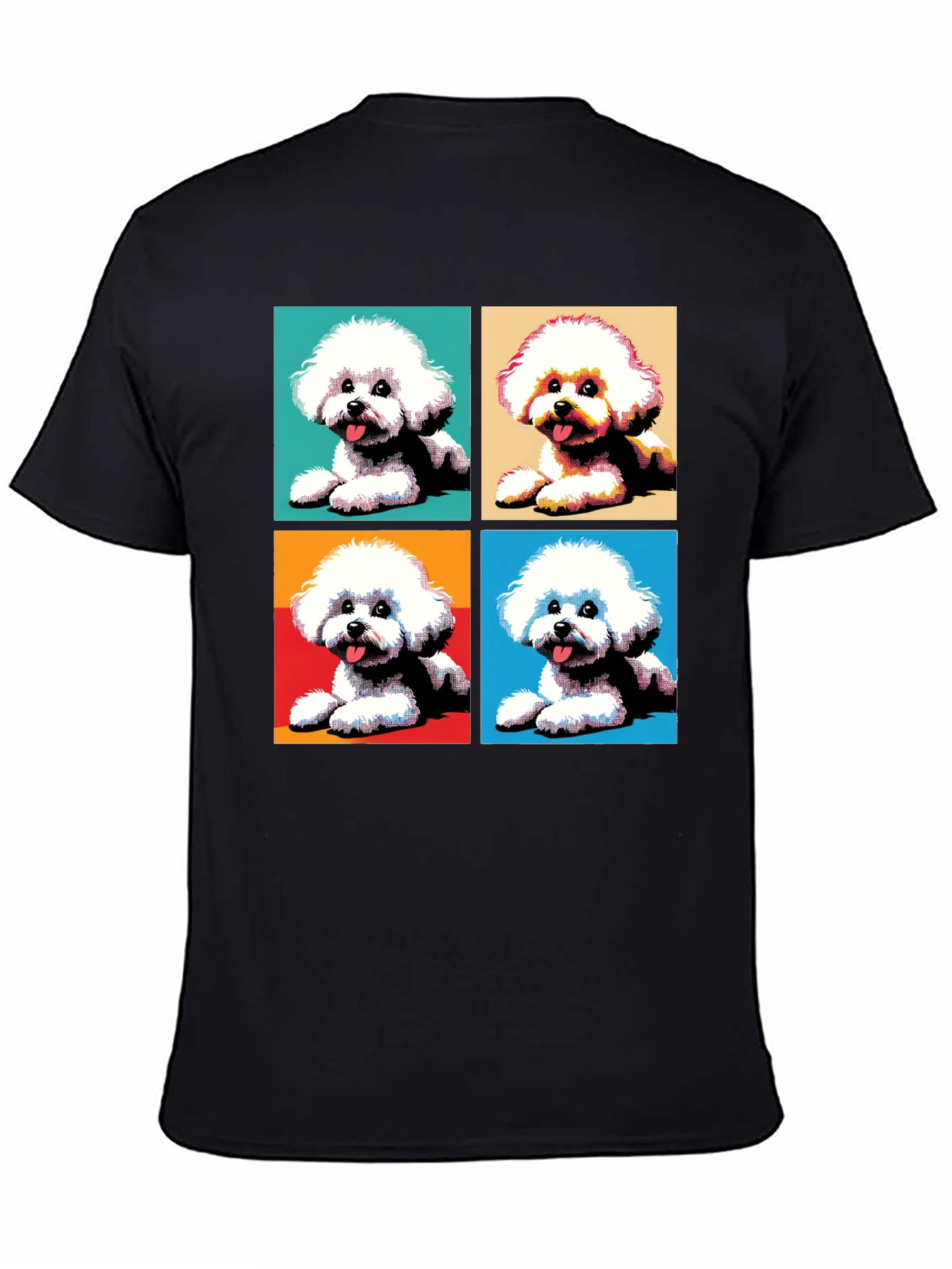 Pop Art Bichon Frise Dog T-Shirt