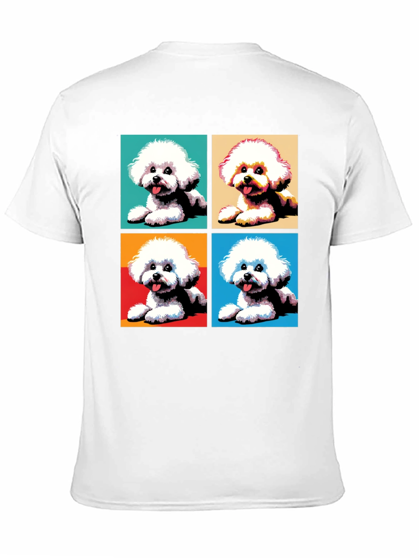 Pop Art Bichon Frise Dog T-Shirt