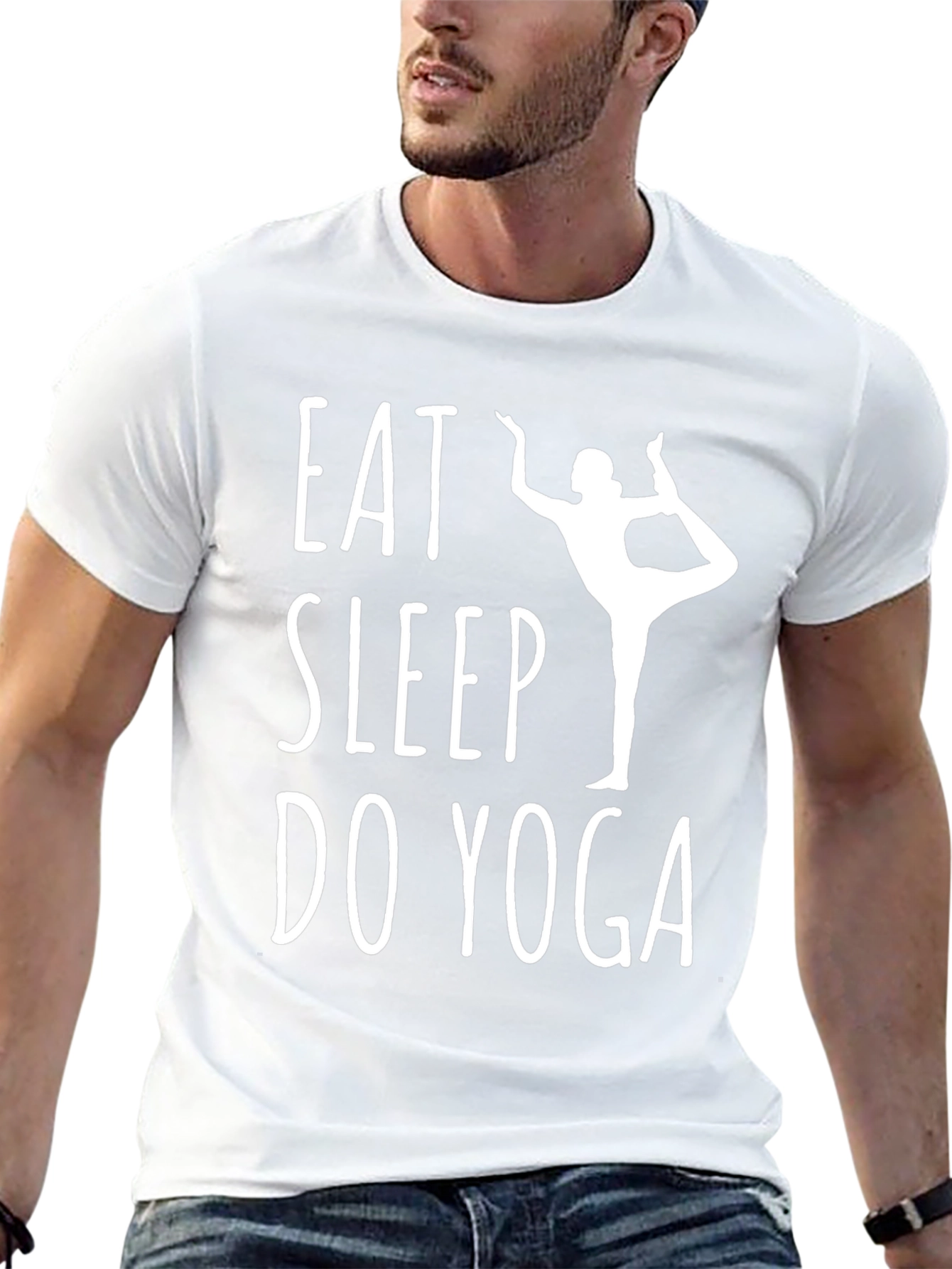 Eat Sleep Do Yoga Black T-Shirt