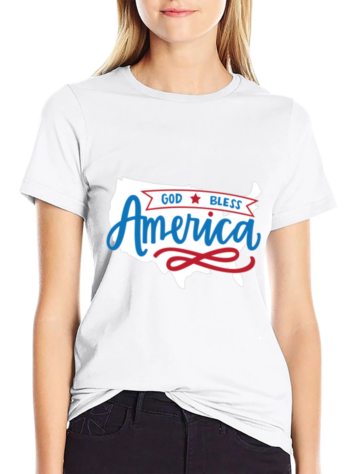 God Bless America Graphic T-Shirt