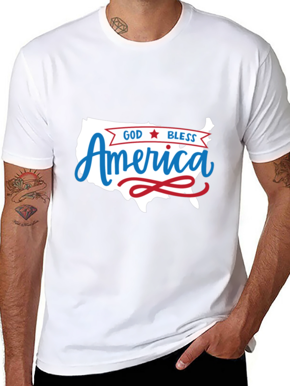 God Bless America Graphic T-Shirt