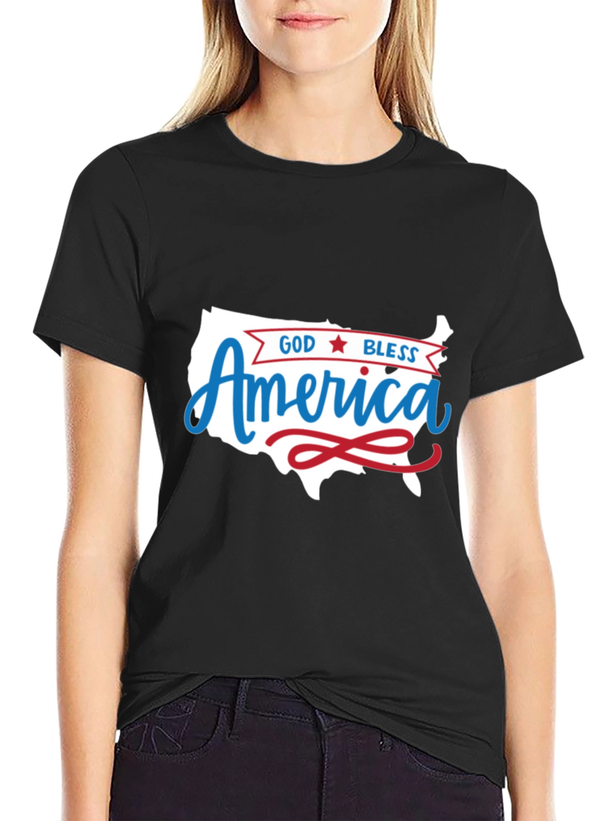 God Bless America Graphic T-Shirt
