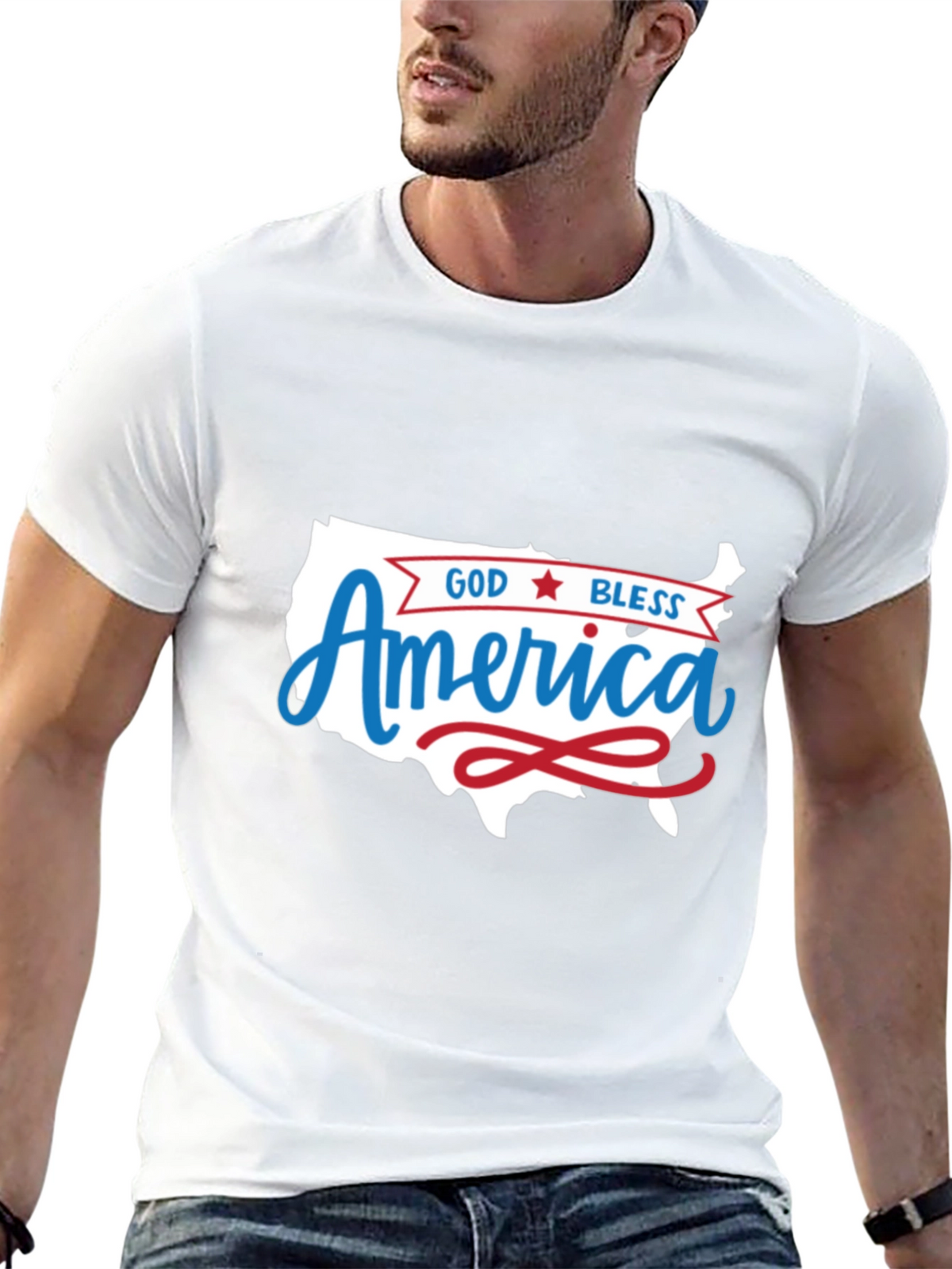 God Bless America Graphic T-Shirt