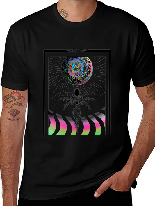 Abstract Art Graphic Print T-Shirt