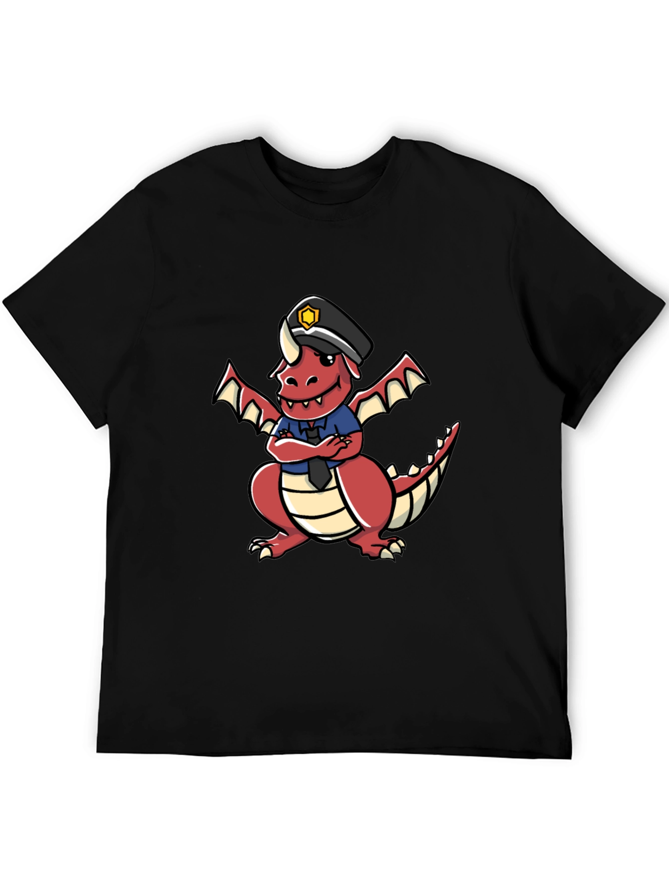Dragon Police Officer T-Shirt