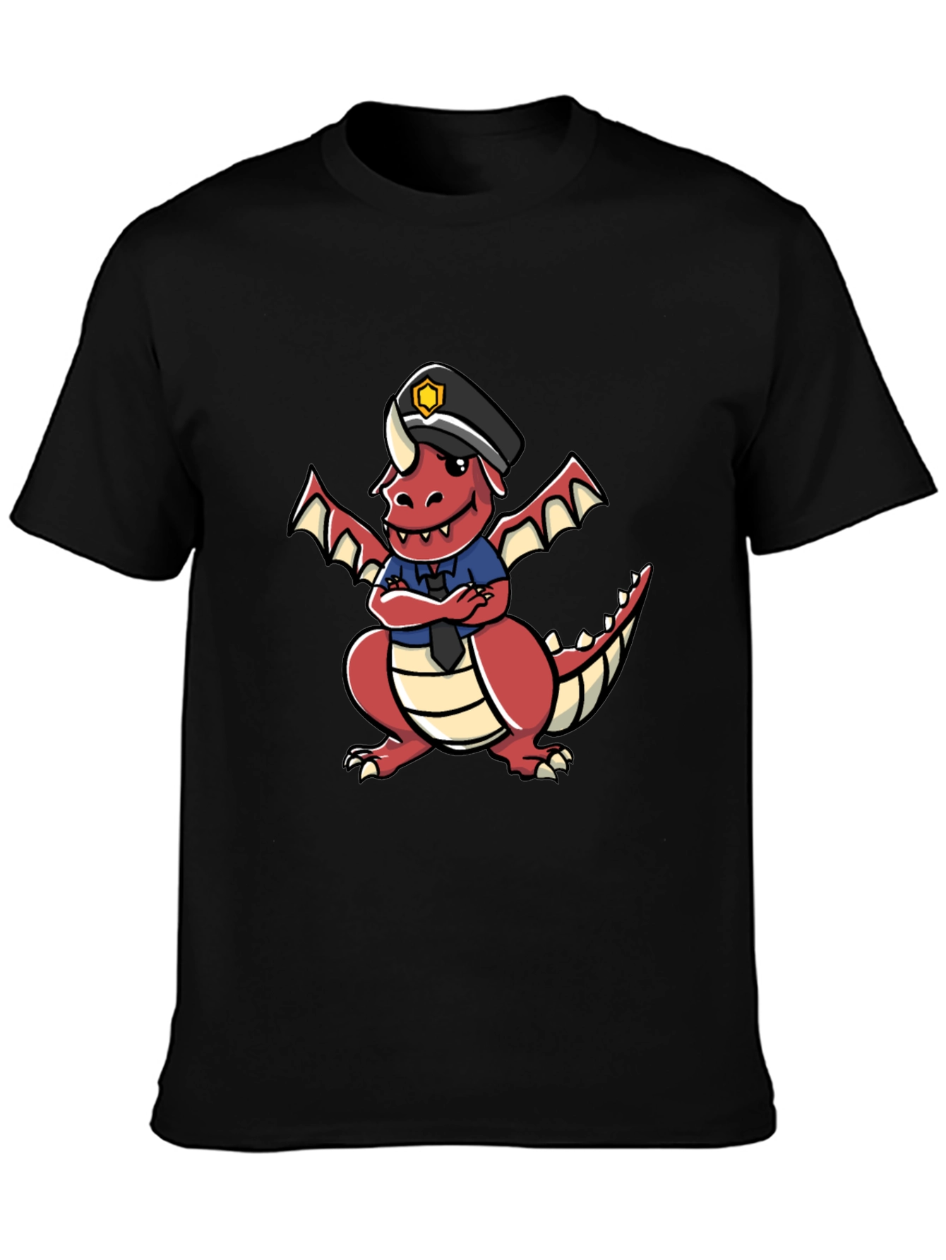 Dragon Police Officer T-Shirt