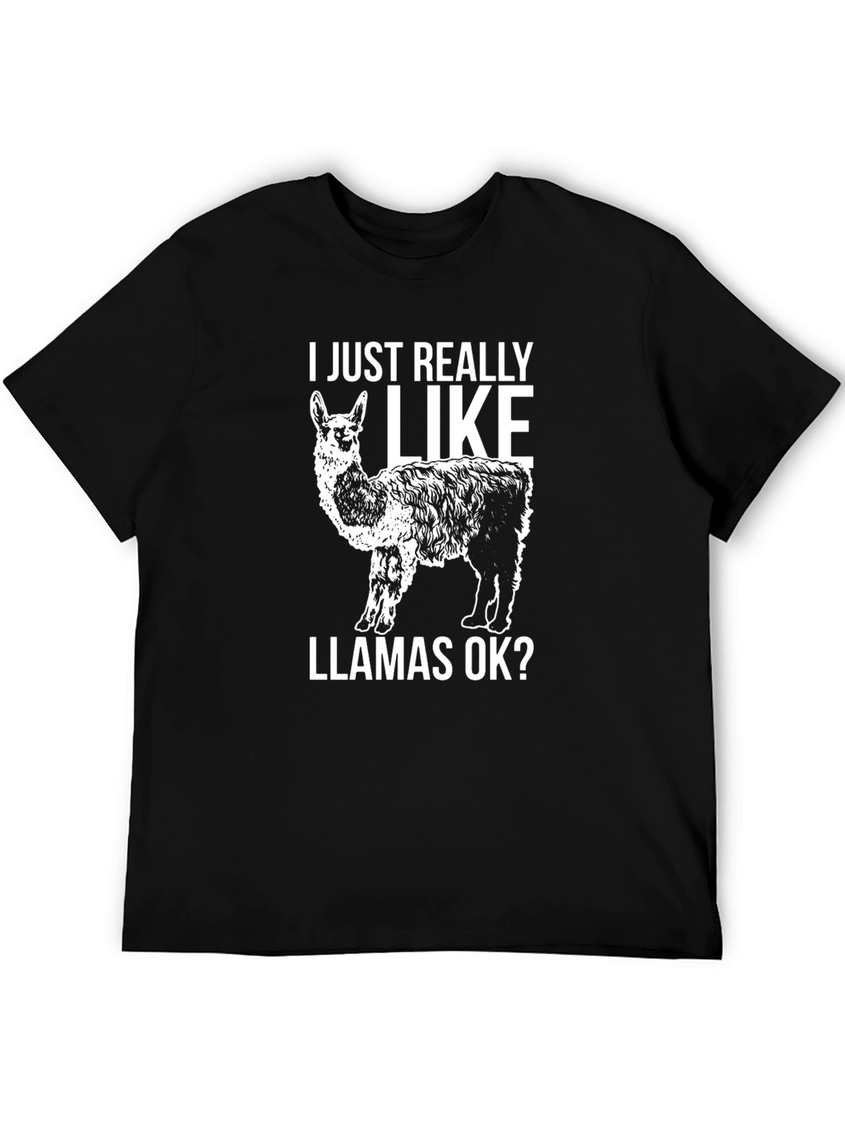 Llama Lover T-Shirt - I Just Really Like Llamas