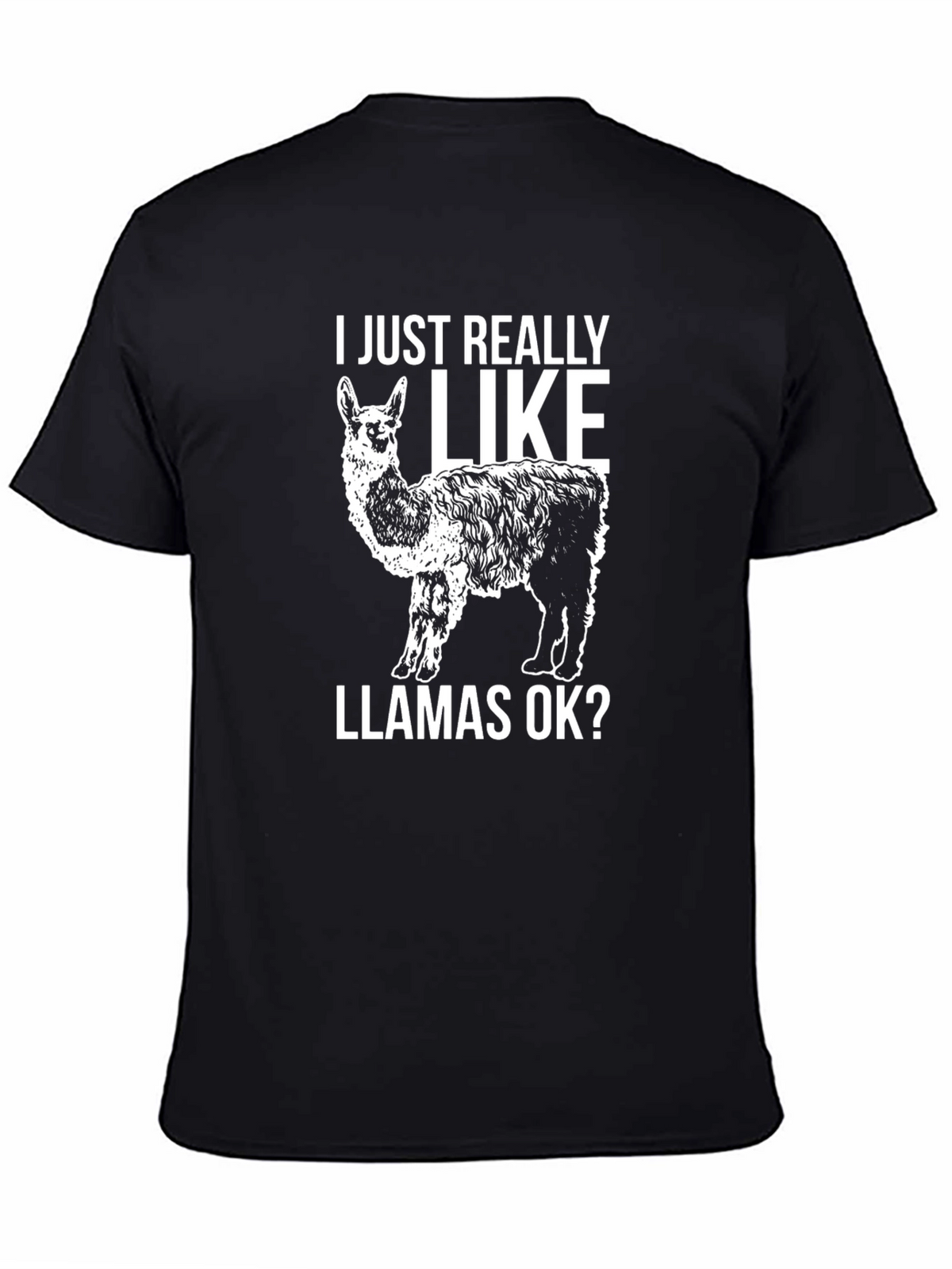 Llama Lover T-Shirt - I Just Really Like Llamas