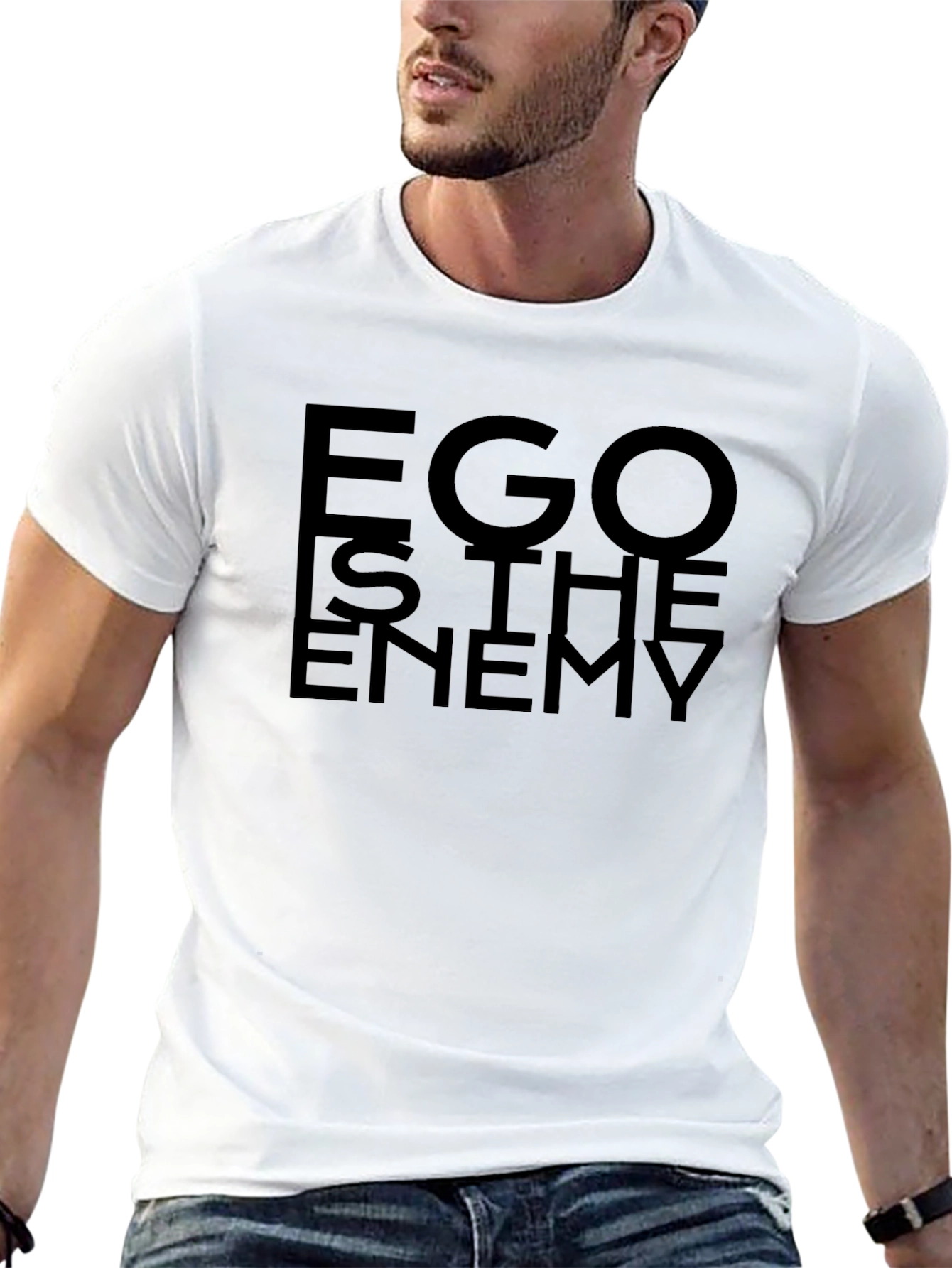 Ego is the Enemy Black T-Shirt