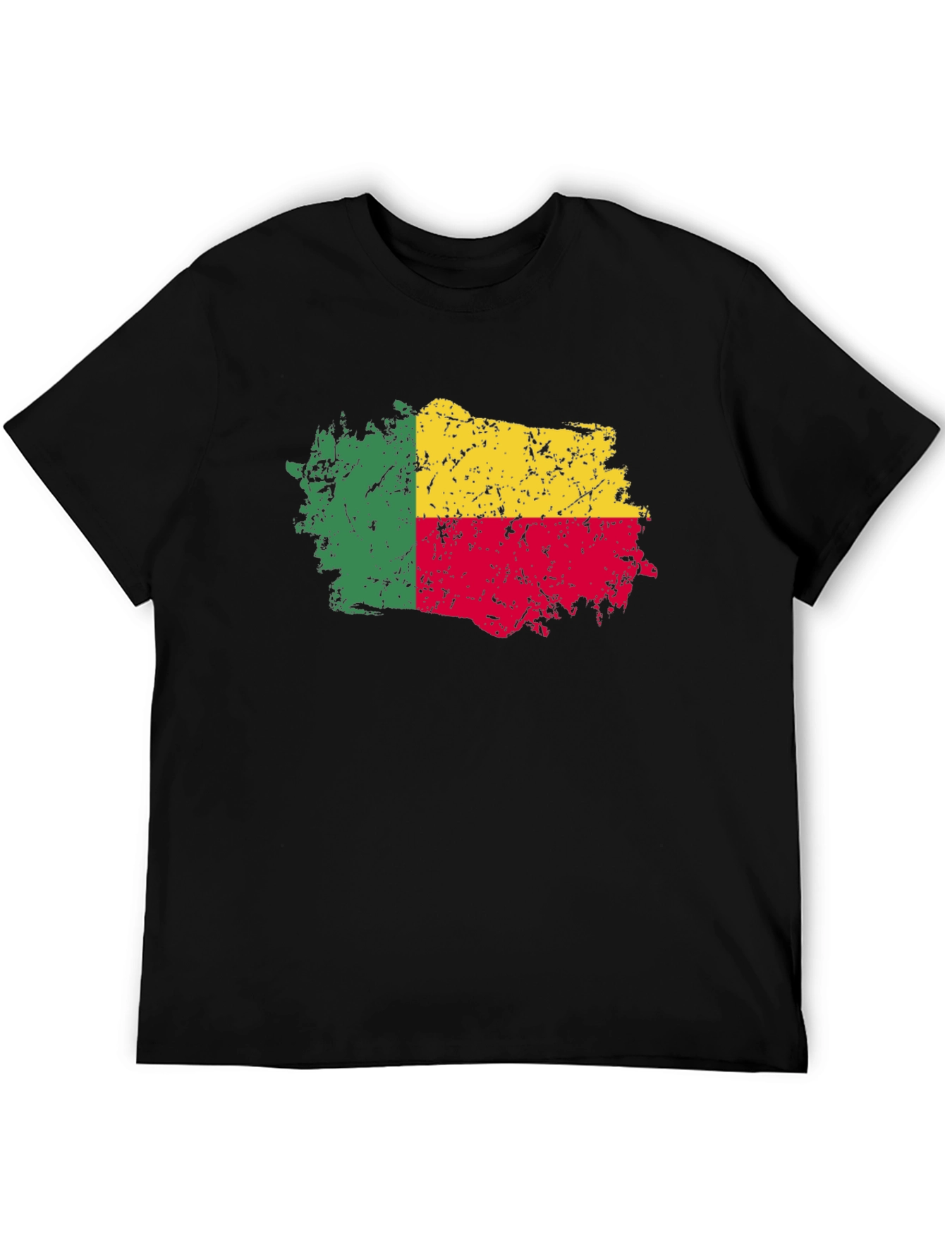 Benin Flag Grunge T-Shirt - Show Your Pride