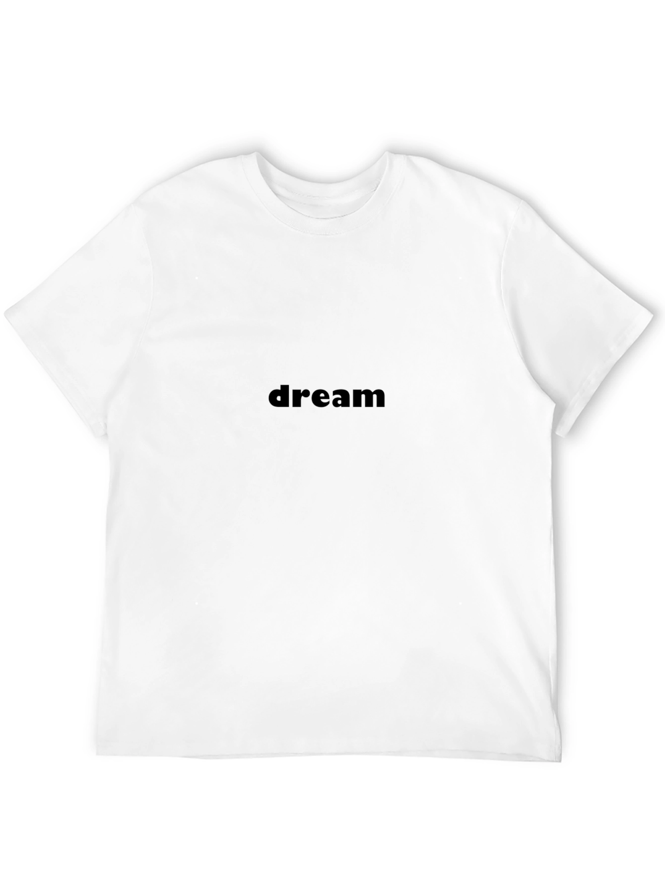 Dream Text Black T-Shirt