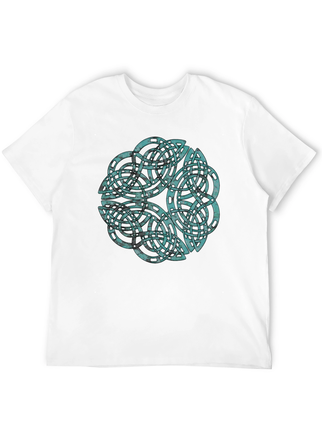 Celtic Knot Graphic Tee - Black