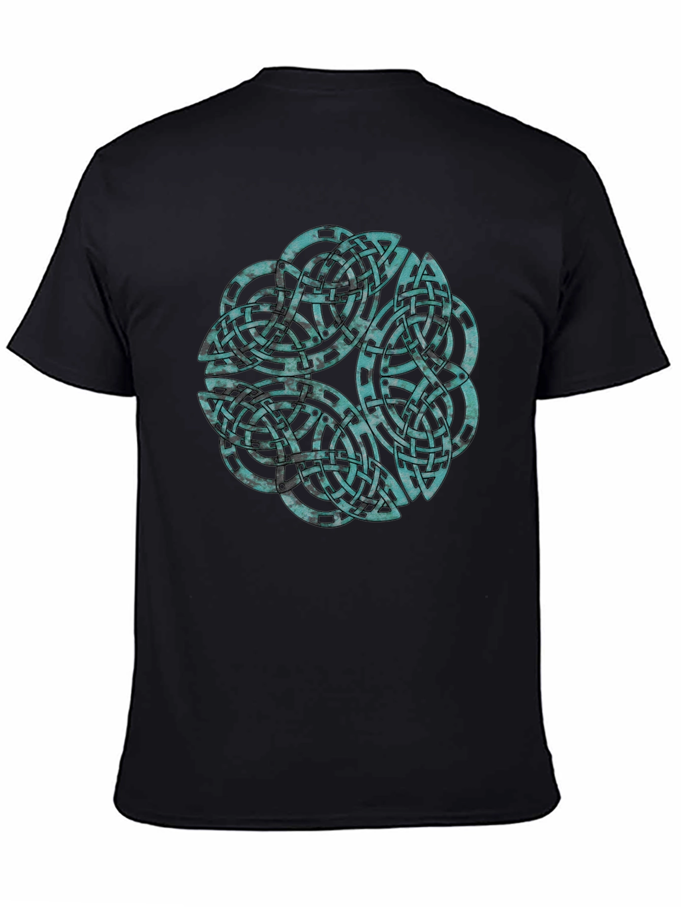 Celtic Knot Graphic Tee - Black