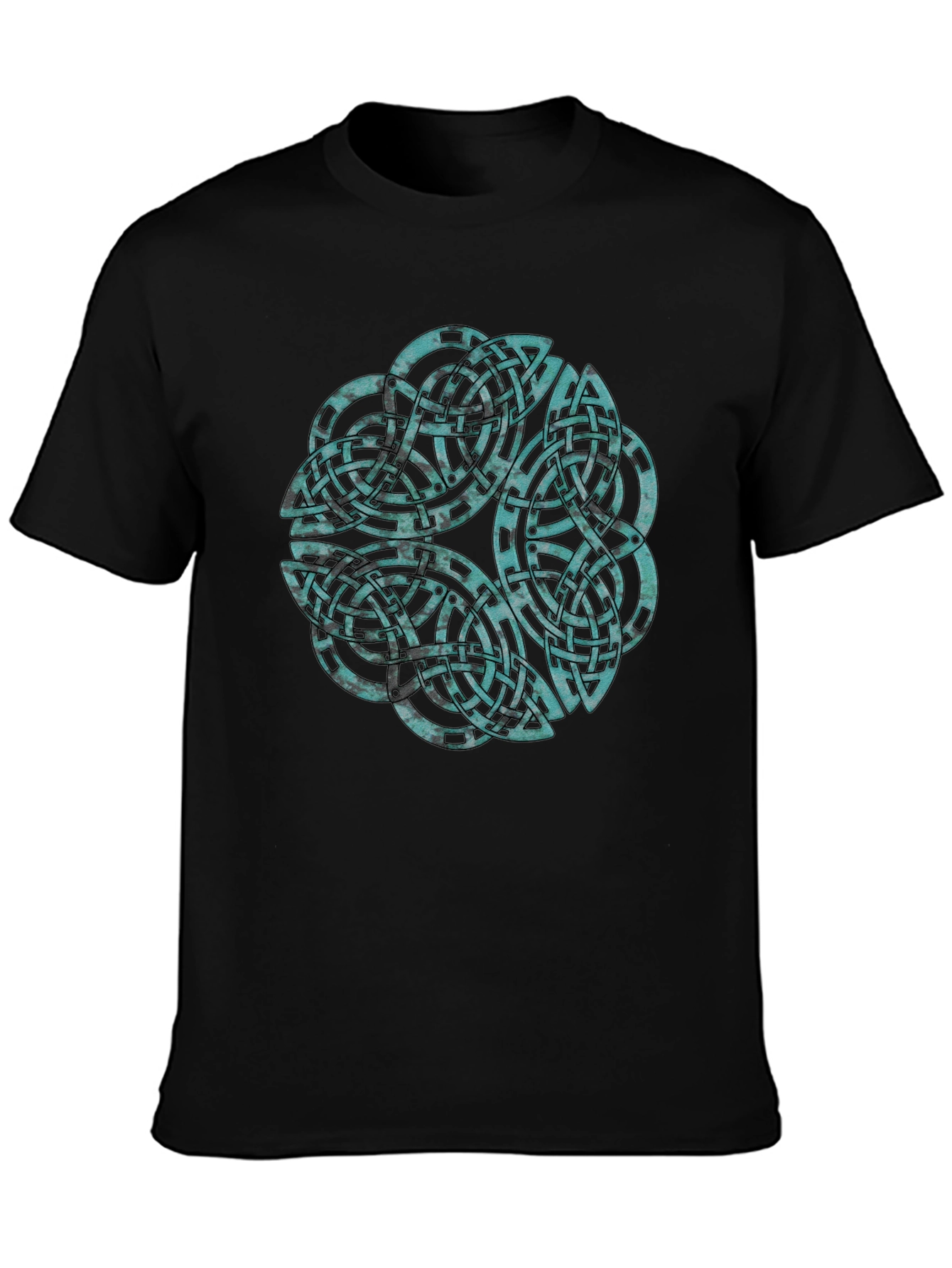 Celtic Knot Graphic Tee - Black