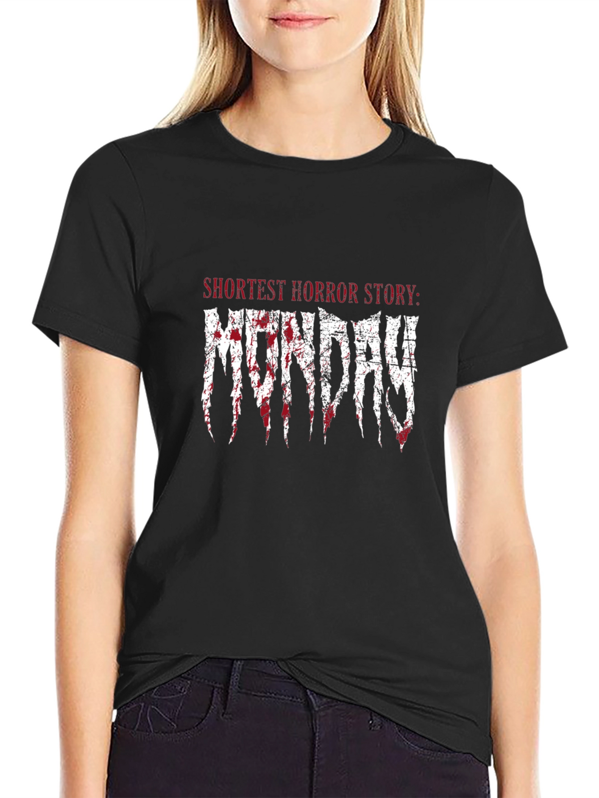 Monday Horror Story Graphic T-Shirt