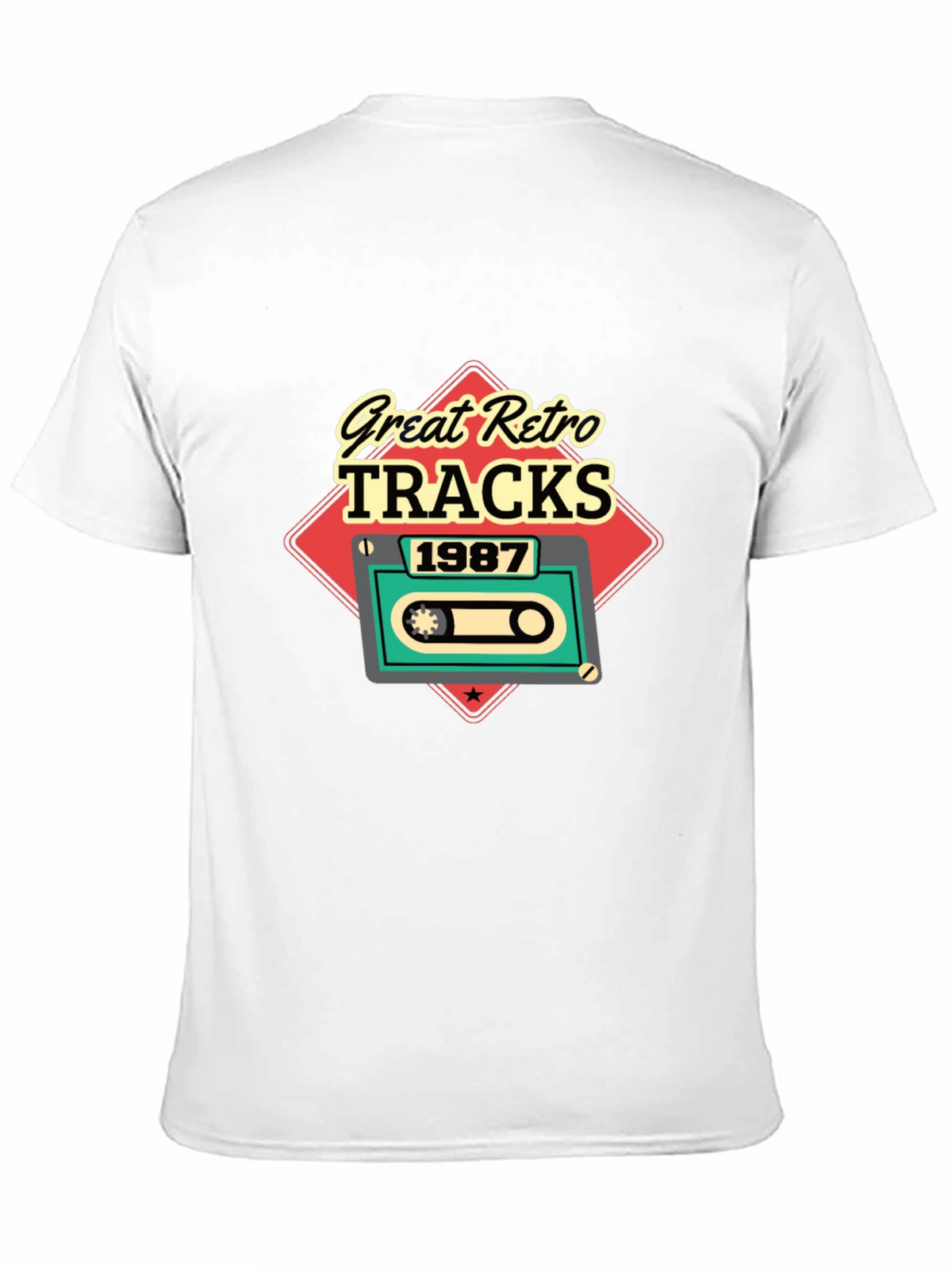 Great Retro Tracks 1987 Graphic Tee