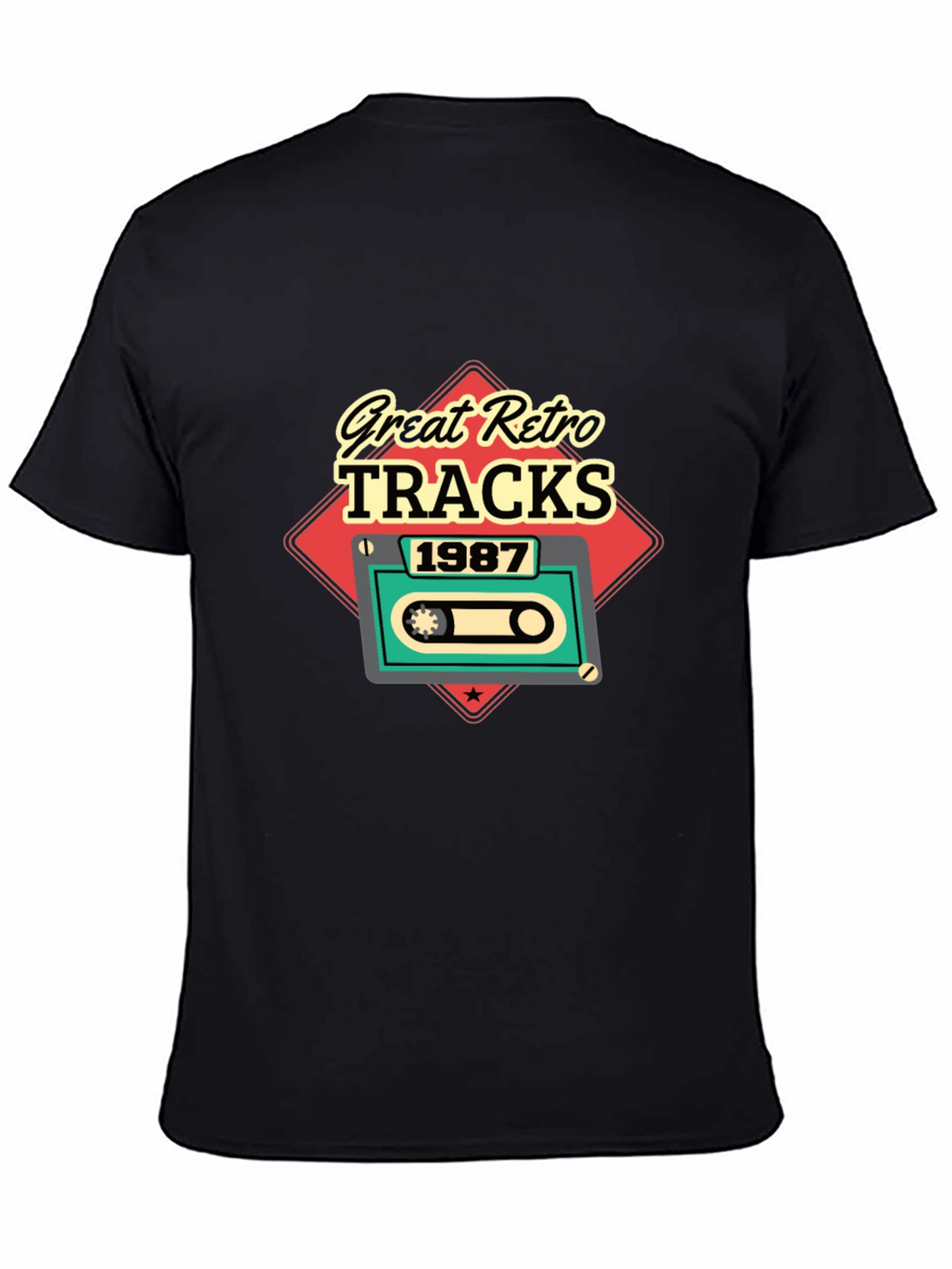 Great Retro Tracks 1987 Graphic Tee
