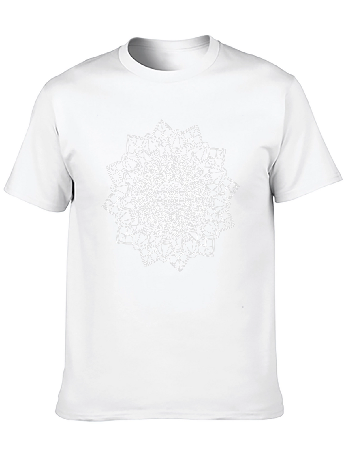 Geometric Mandala T-Shirt - Modern Graphic Tee