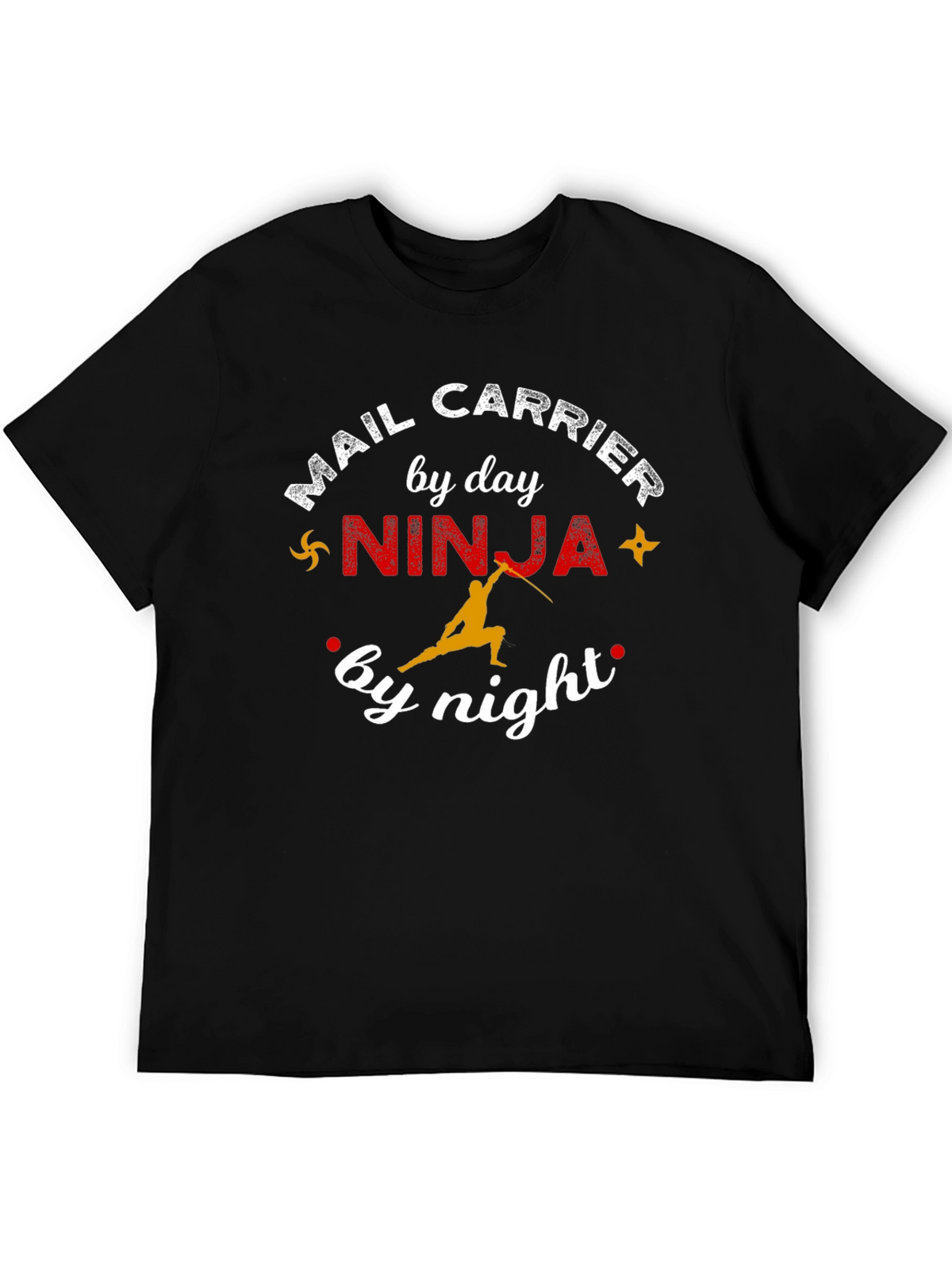 Mail Carrier Ninja T-Shirt Funny Postal Worker Tee