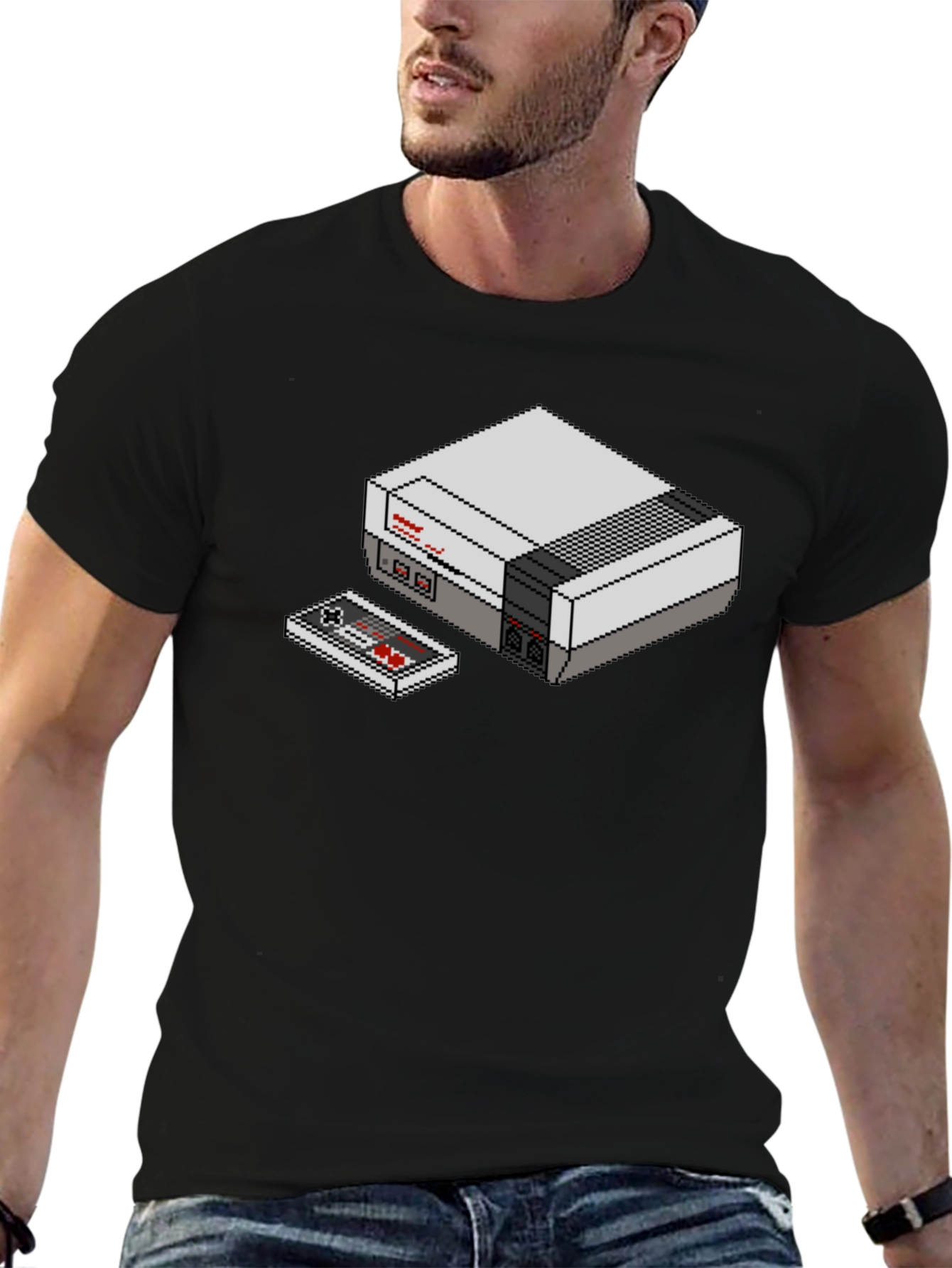 Retro Gaming Tee - 8-bit Console Shirt