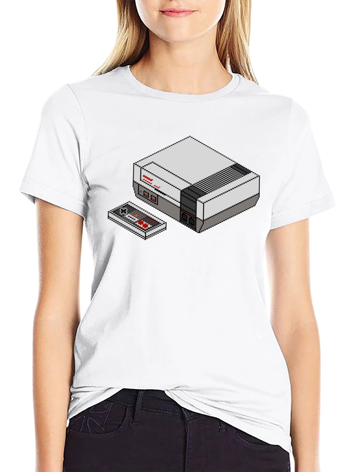 Retro Gaming Tee - 8-bit Console Shirt