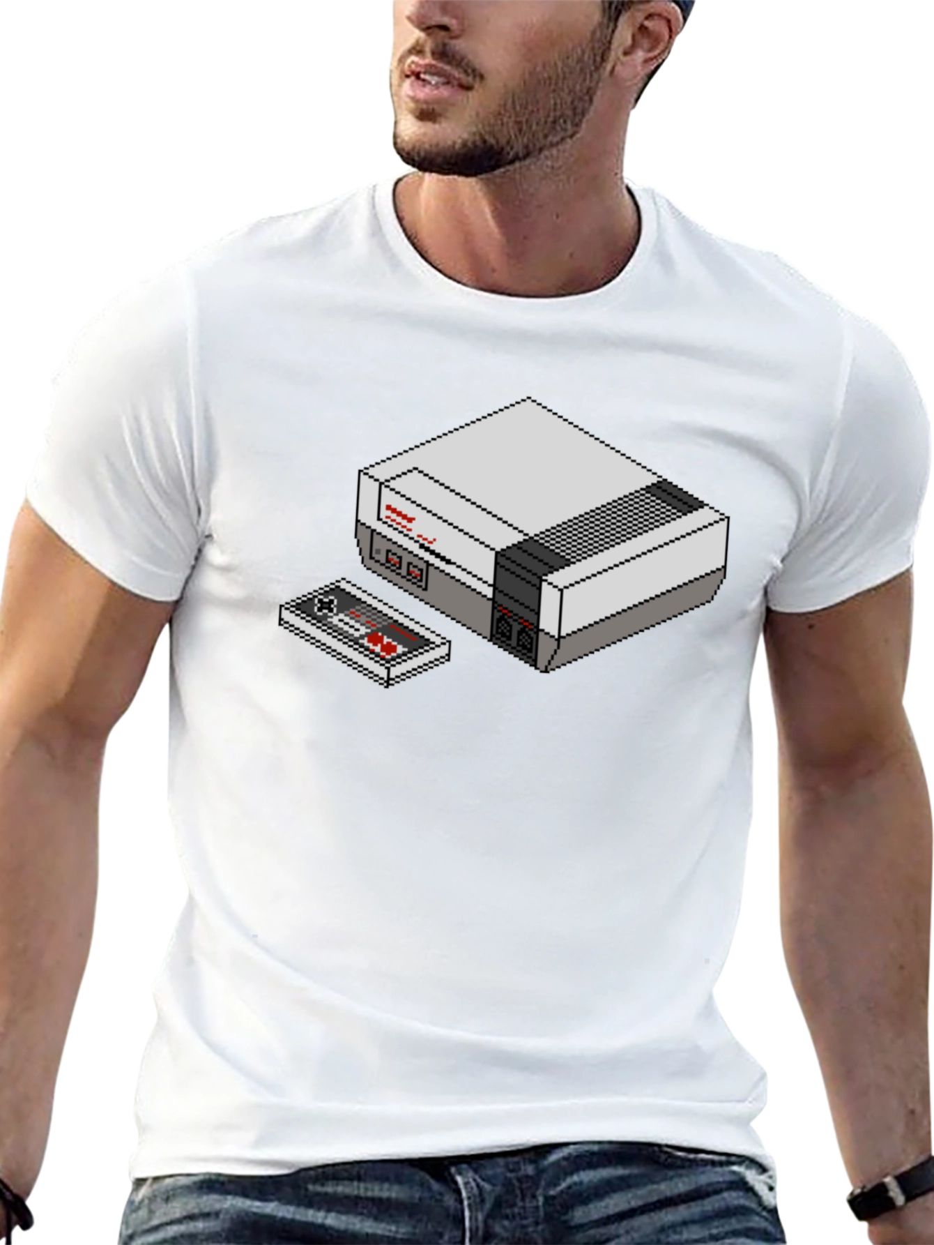 Retro Gaming Tee - 8-bit Console Shirt