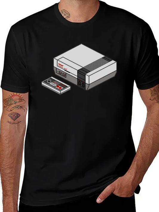 Retro Gaming Tee - 8-bit Console Shirt