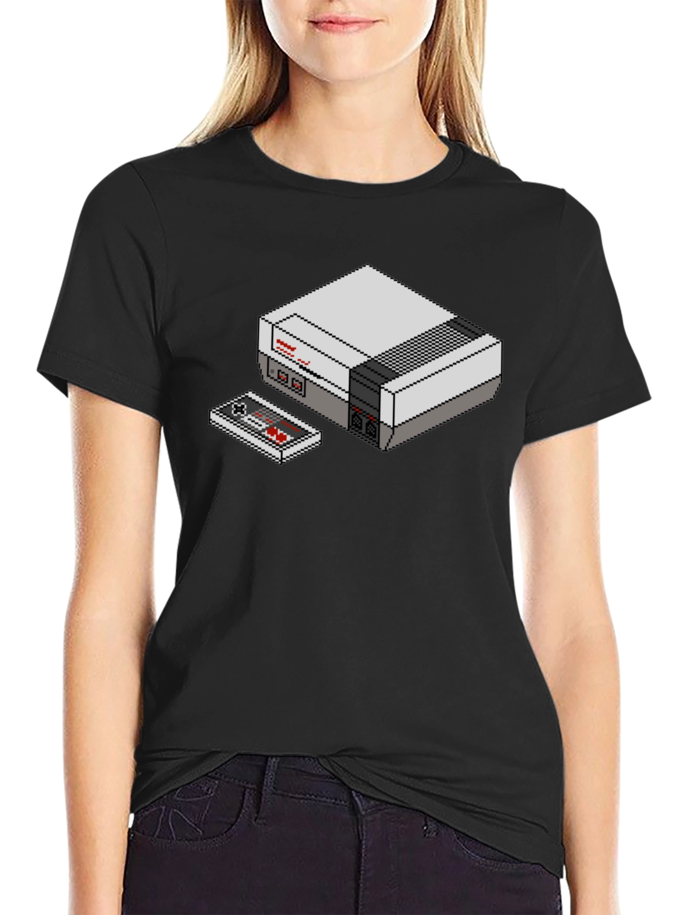 Retro Gaming Tee - 8-bit Console Shirt