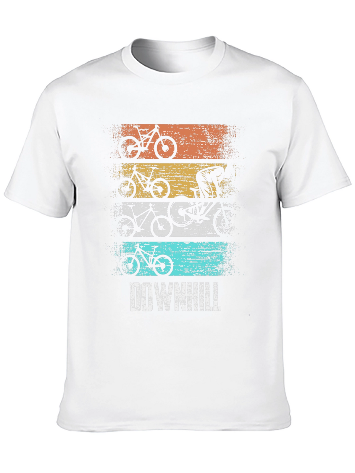 Downhill Mountain Biking Graphic T-Shirt