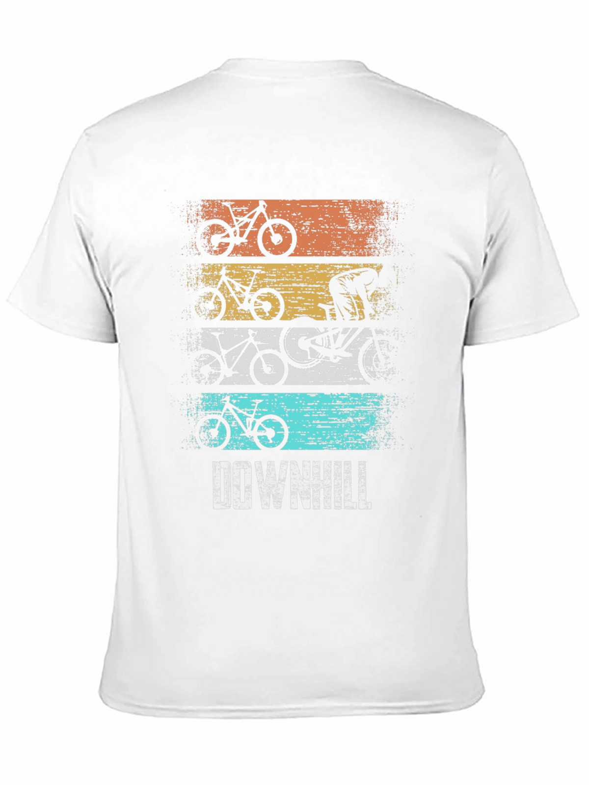 Downhill Mountain Biking Graphic T-Shirt