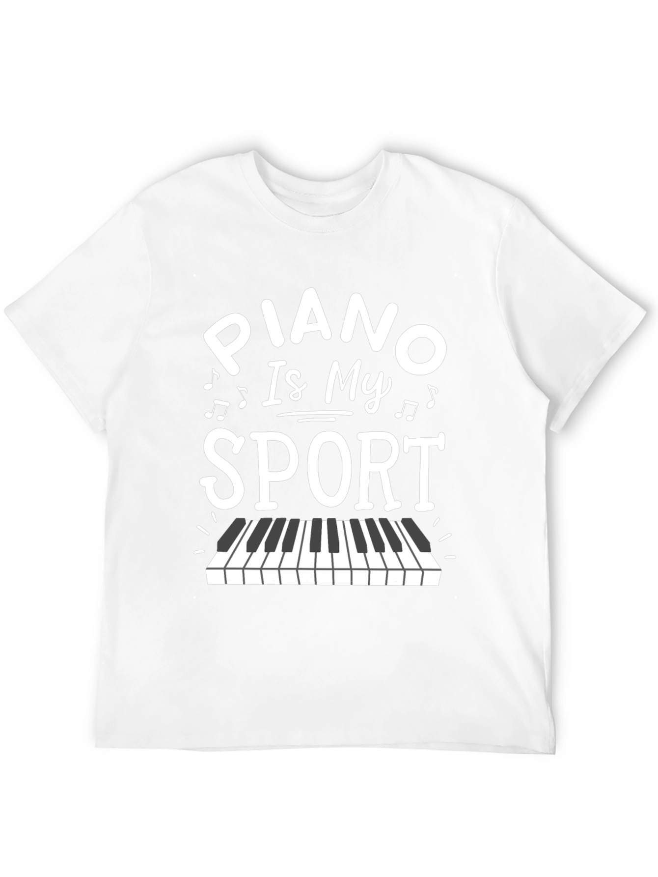 Piano Is My Sport Graphic T-Shirt