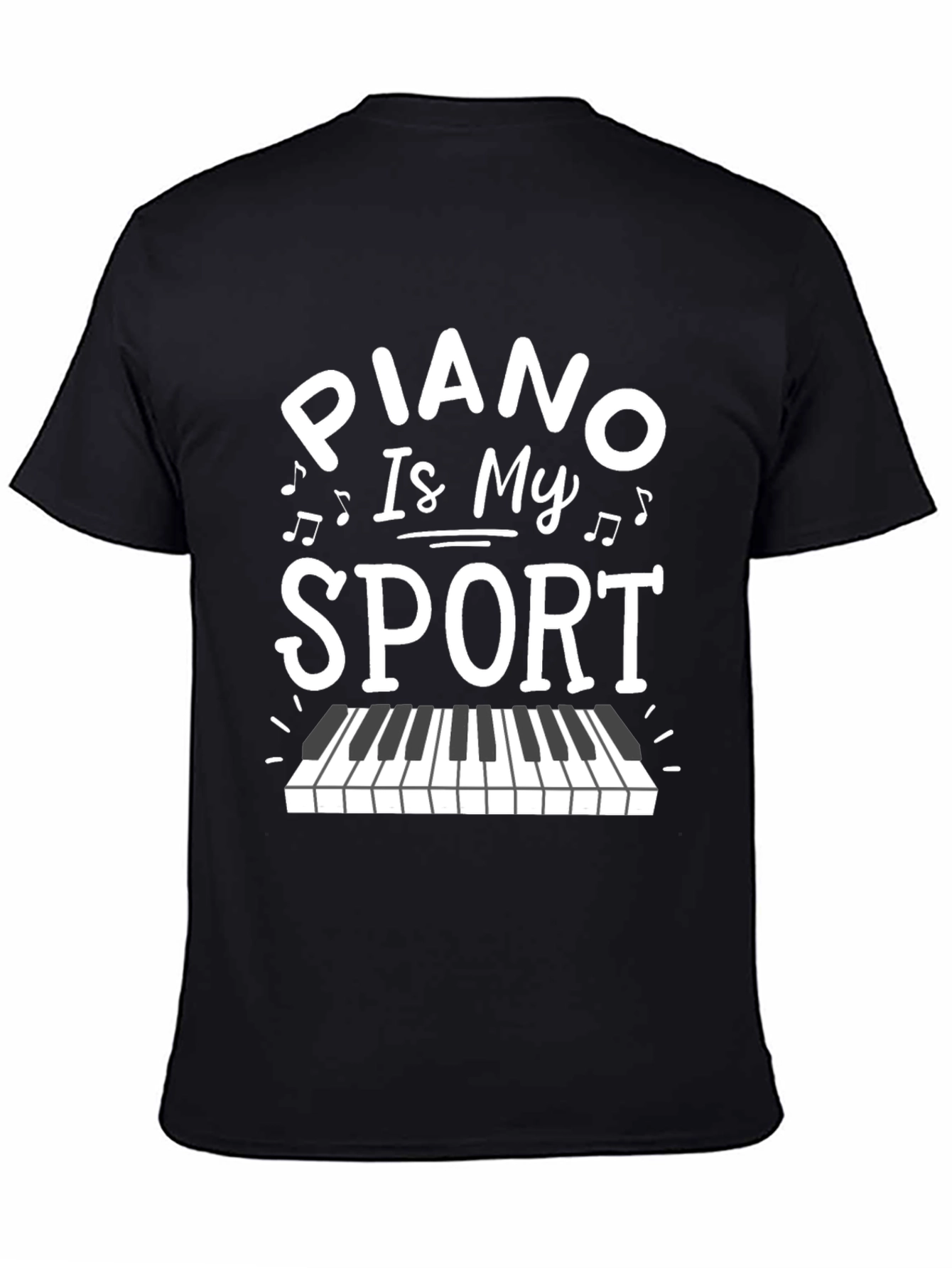 Piano Is My Sport Graphic T-Shirt