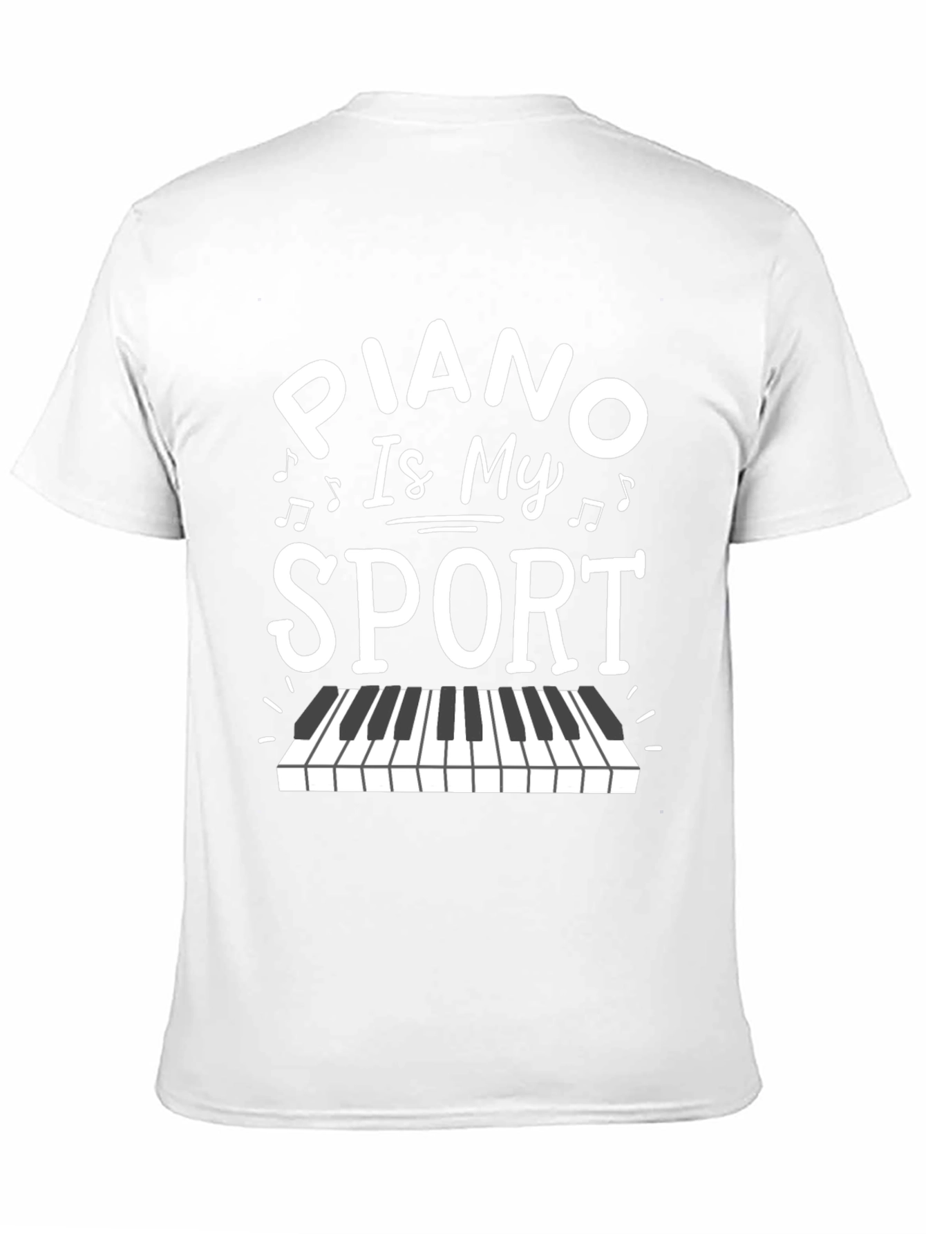 Piano Is My Sport Graphic T-Shirt
