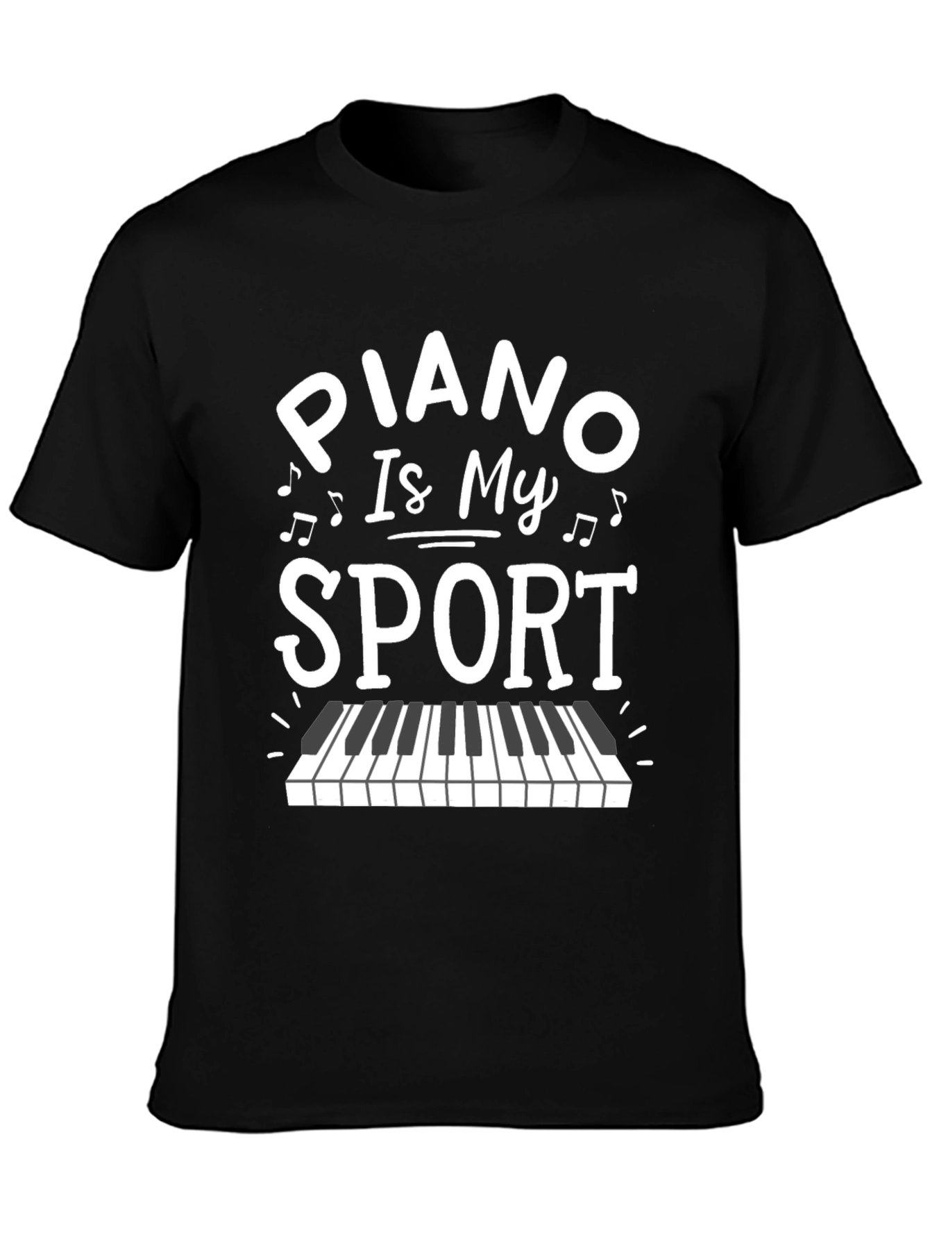 Piano Is My Sport Graphic T-Shirt