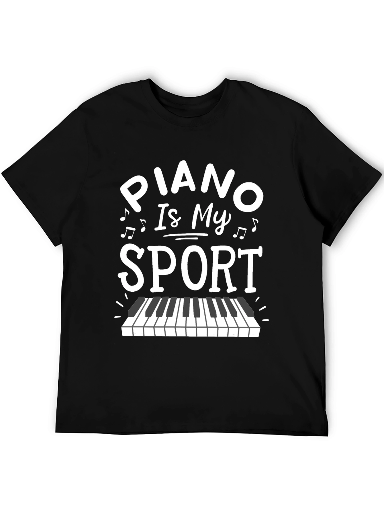 Piano Is My Sport Graphic T-Shirt