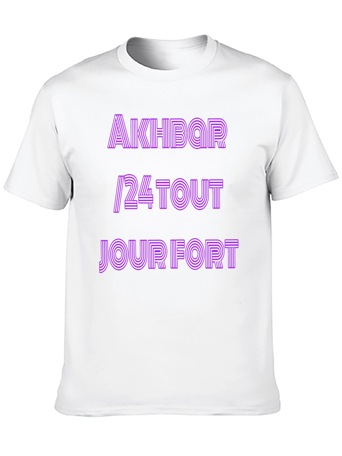 Akbhar 24 Tout Jour Fort T-Shirt