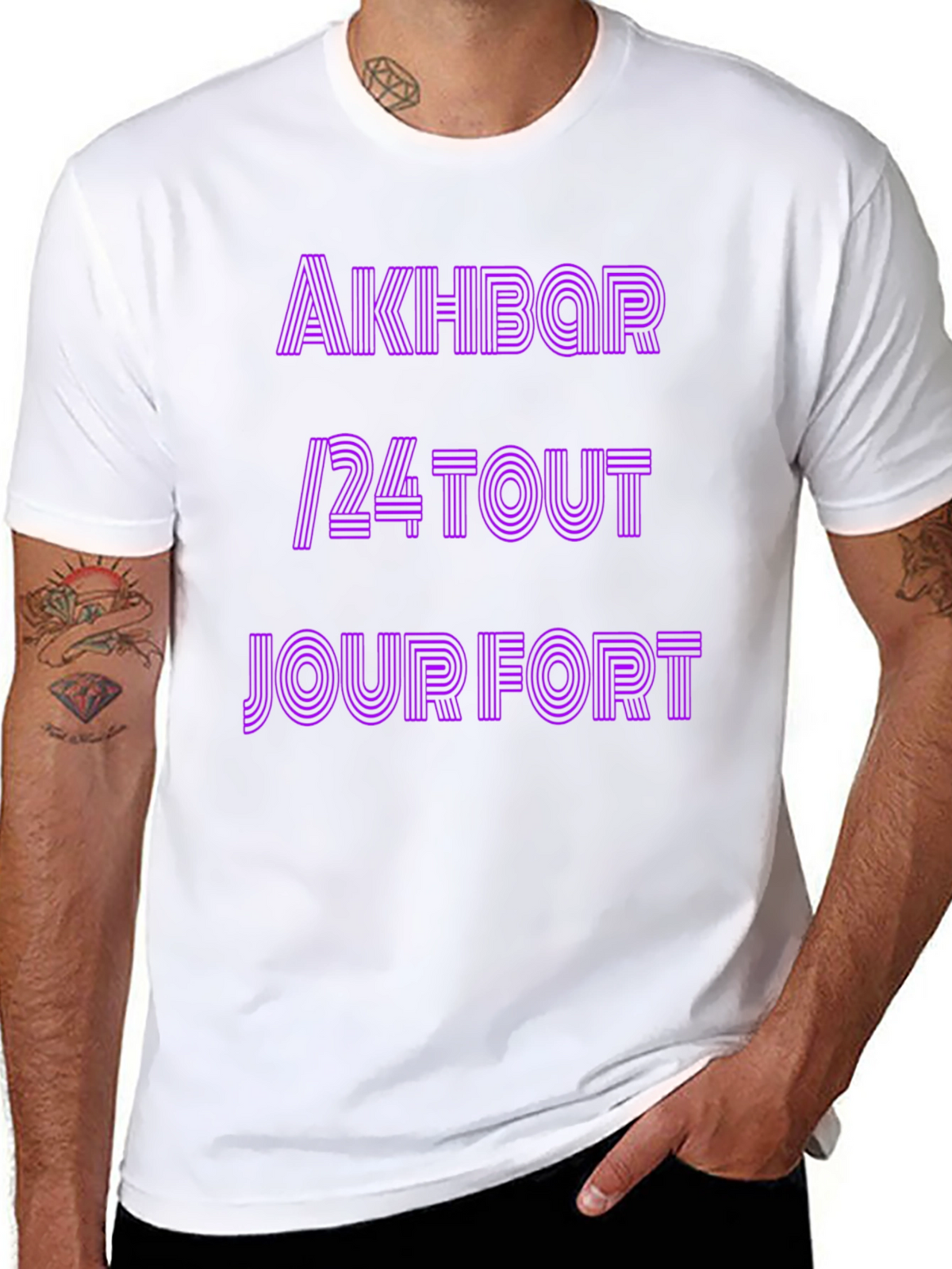Akbhar 24 Tout Jour Fort T-Shirt