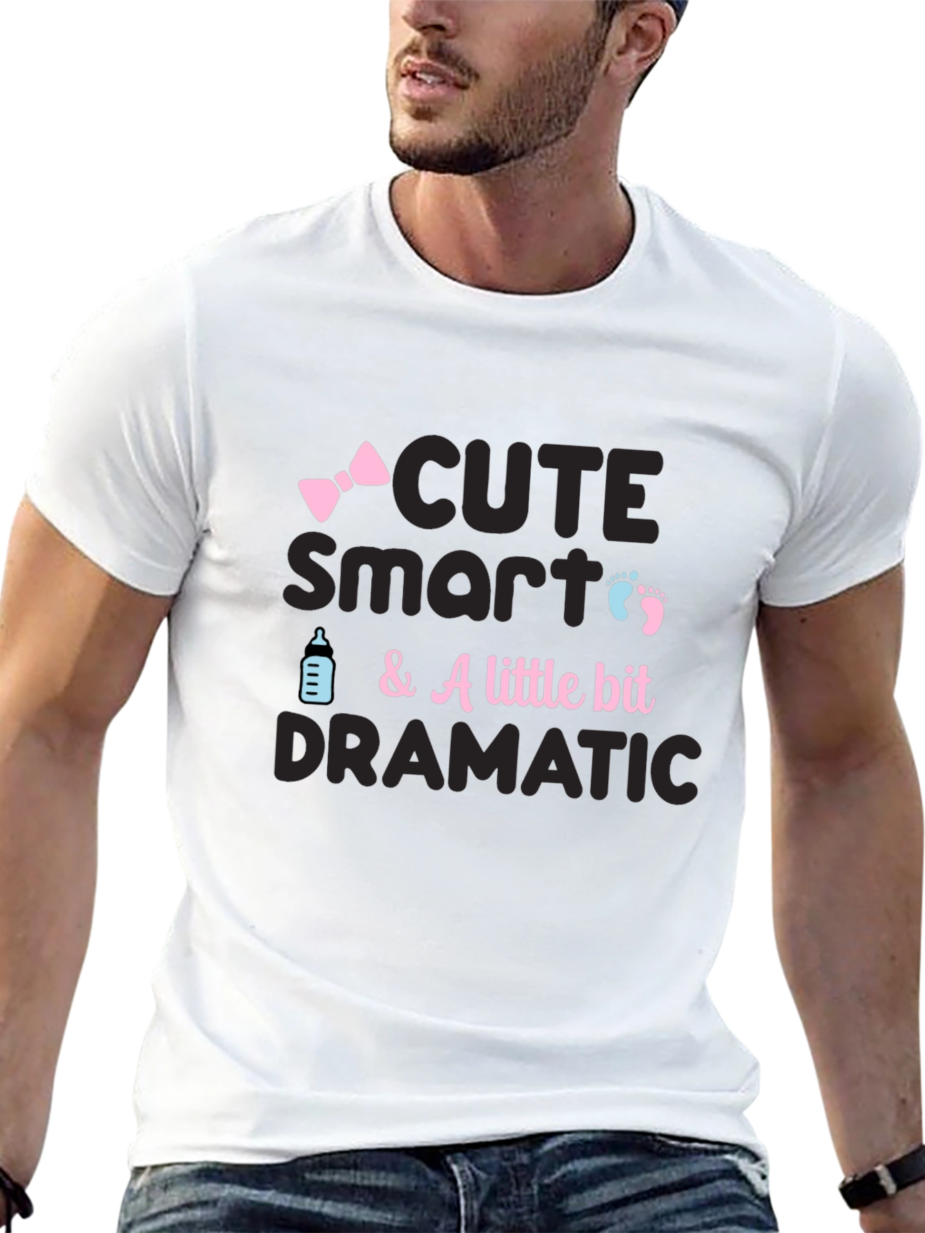 Cute Smart & A Little Bit Dramatic Baby T-Shirt