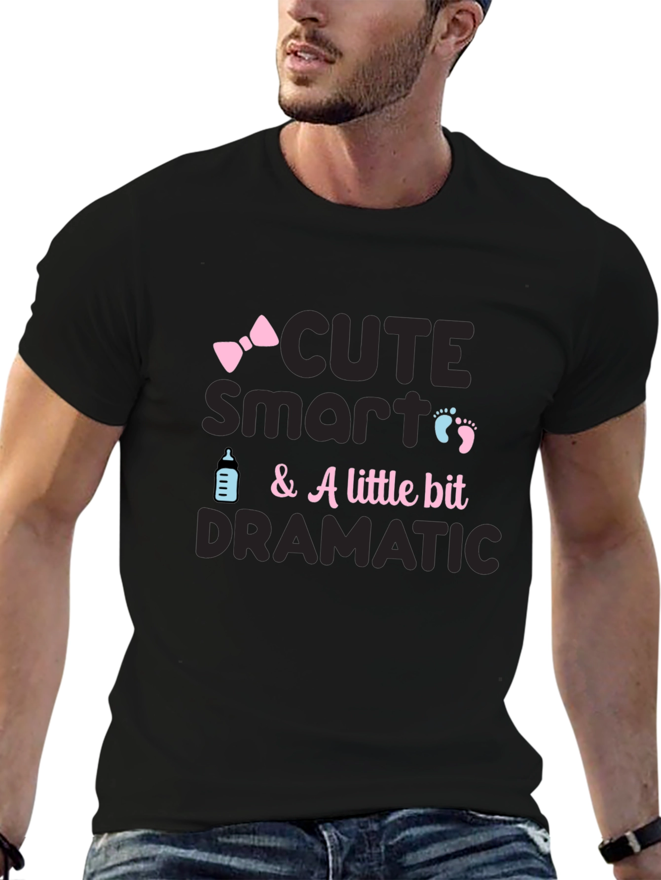 Cute Smart & A Little Bit Dramatic Baby T-Shirt