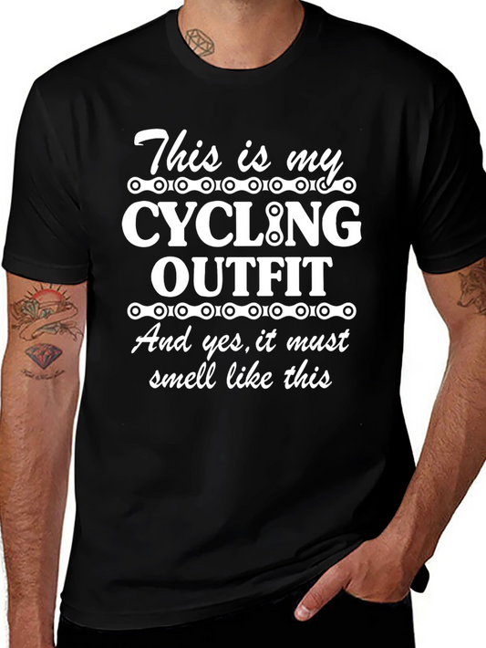 Cycling Outfit T-Shirt Funny Bike Rider Tee