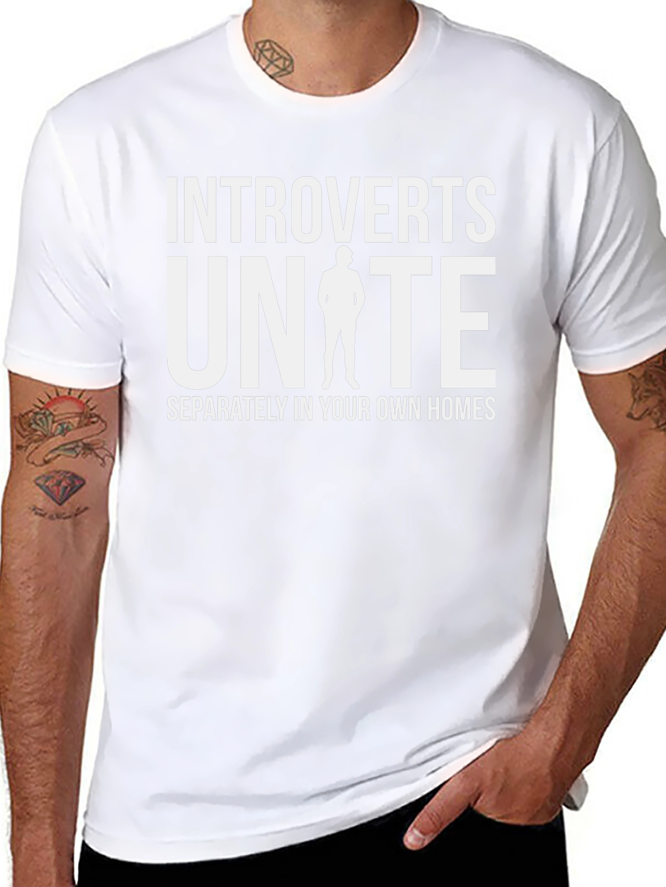 Introverts Unite T-Shirt - Separately at Home!