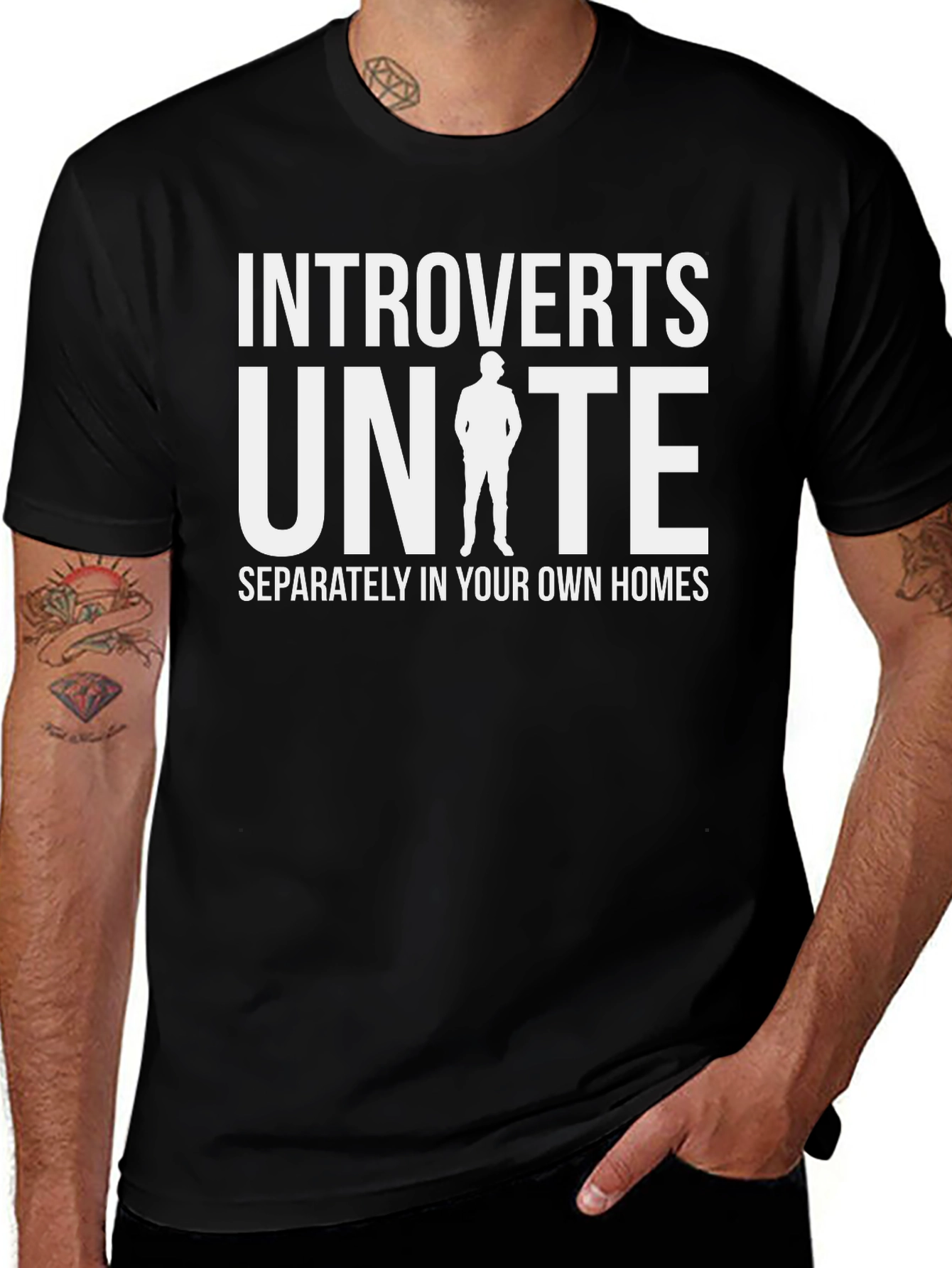 Introverts Unite T-Shirt - Separately at Home!