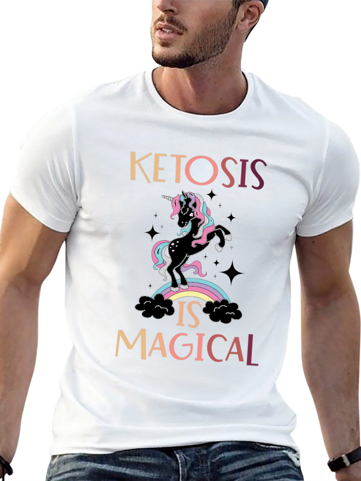 Ketosis is Magical Unicorn T-Shirt