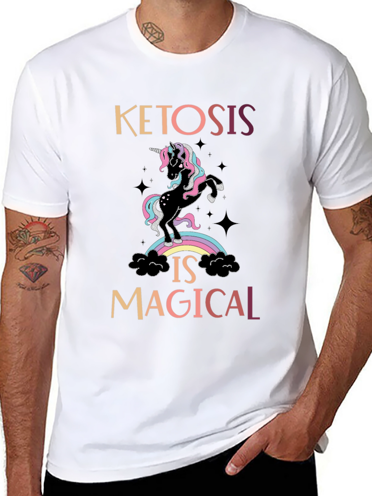 Ketosis is Magical Unicorn T-Shirt